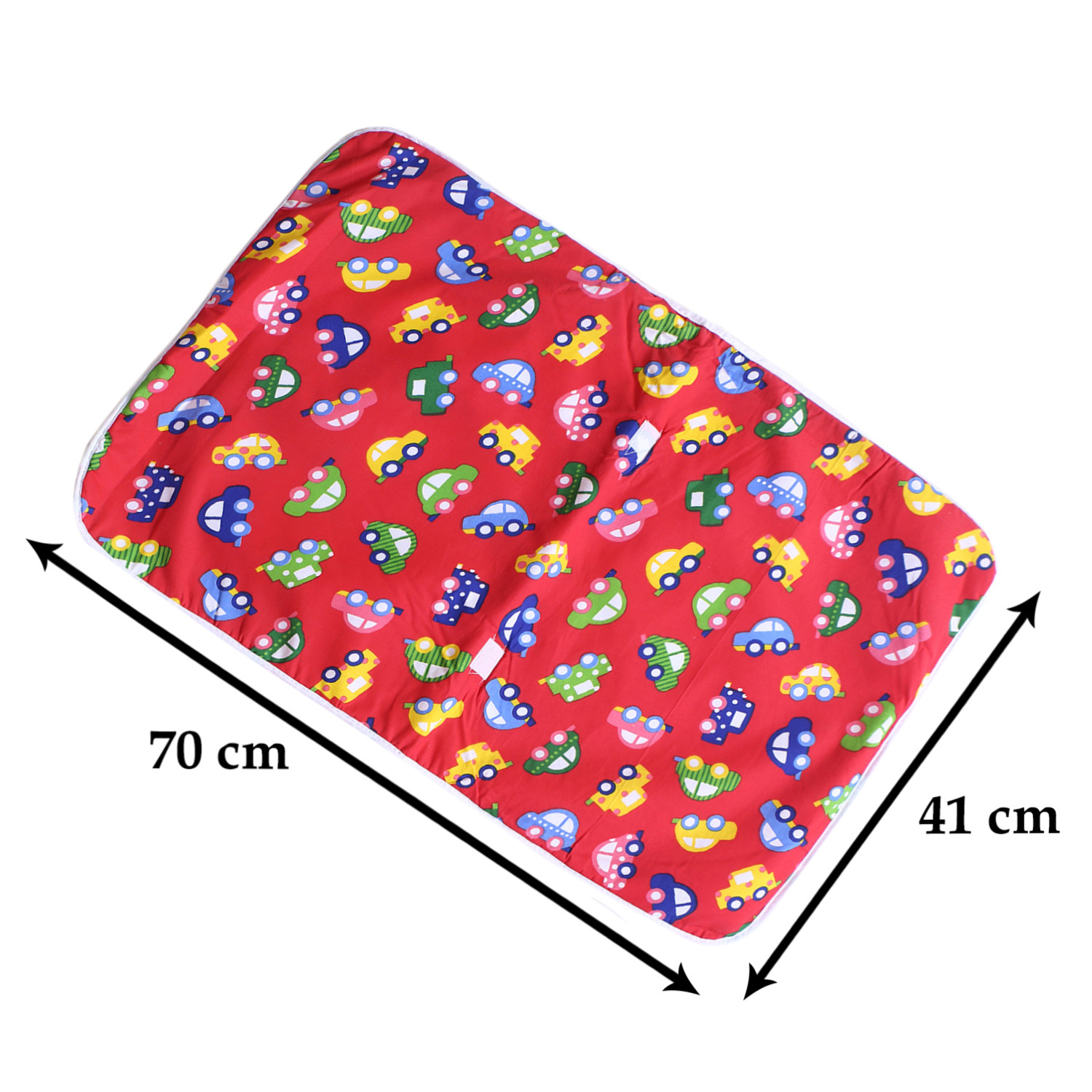 Kuber Industries Soft Cotton Car Print Mattress Crib Sheet/Baby sleeping Sheet/Bed With 3 Petch for Baby 24