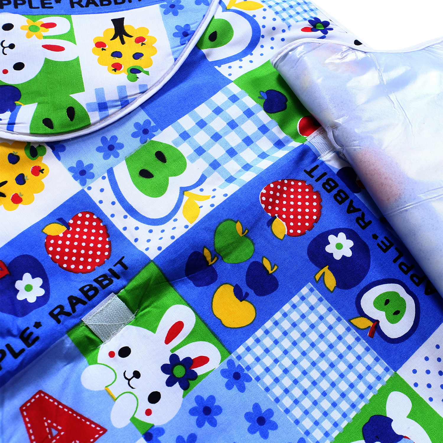 Kuber Industries Soft Cotton Rabit Print Mattress Crib Sheet/Baby sleeping Sheet/Bed With 3 Petch for Baby 24