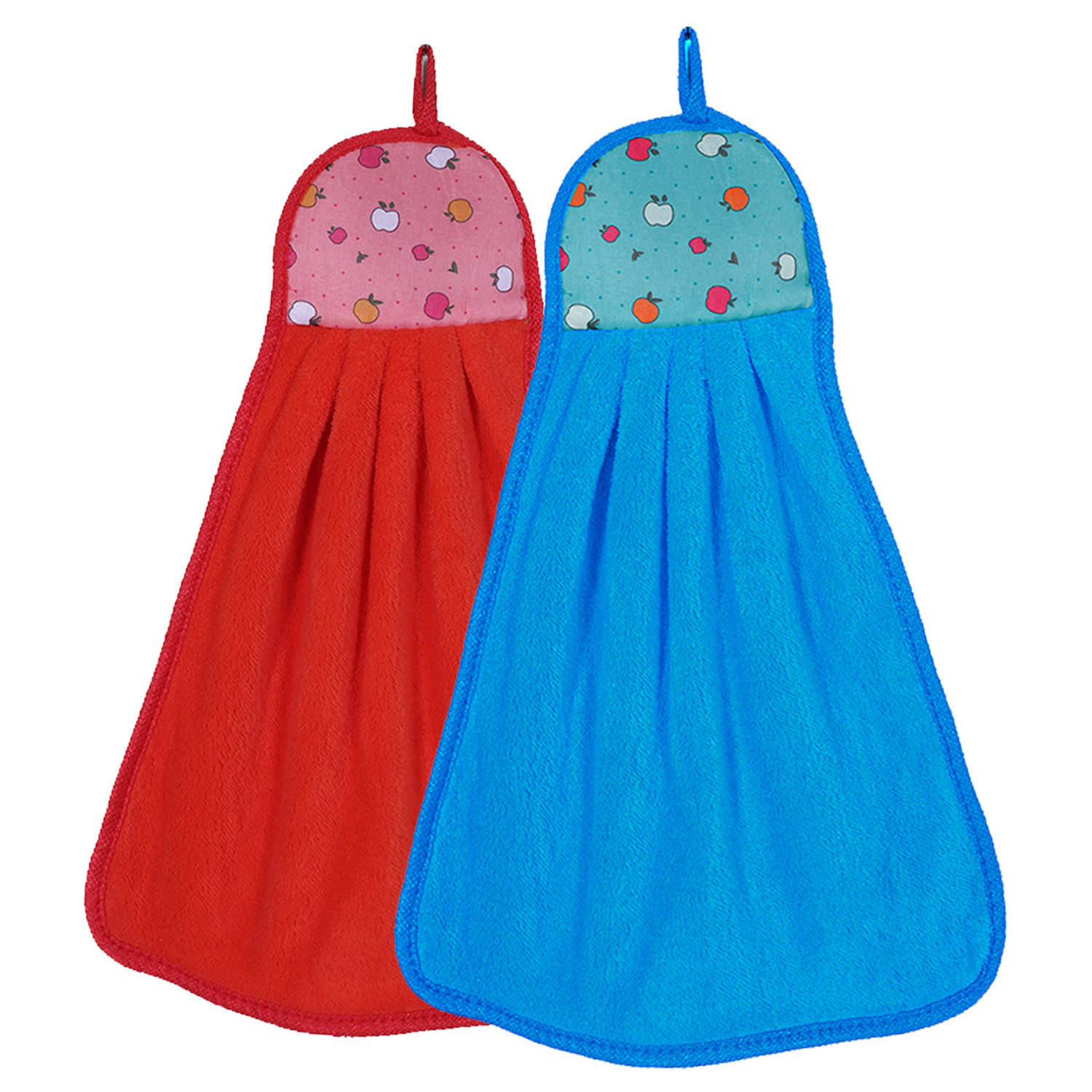 Kuber Industries Soft Cotton Super Absorbent Hanging Napkin|Hand Towel For Washbasin & Kitchen,(Assorted)