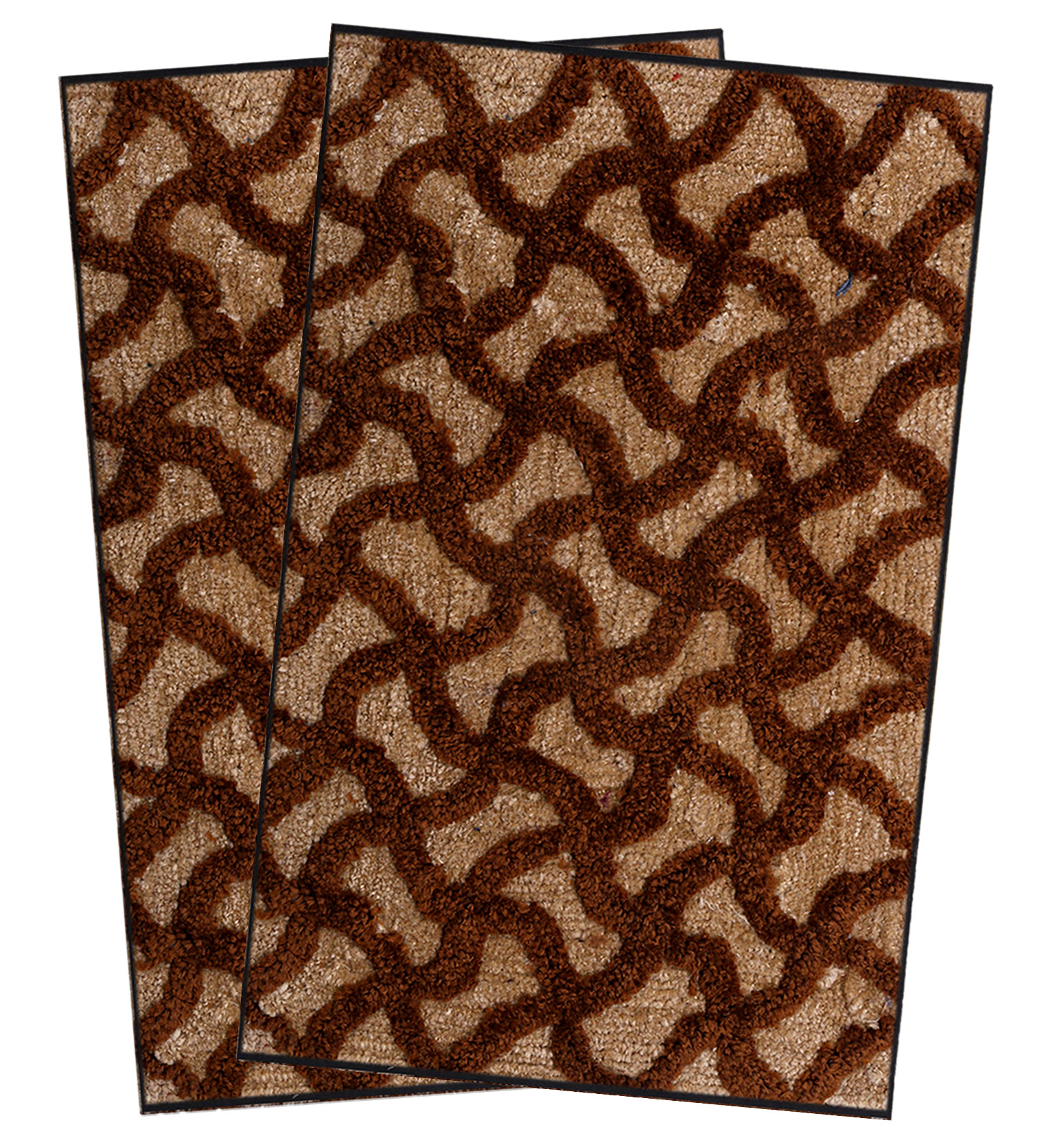 Kuber Industries Soft, lightweigth, Washable, Non Slip Doormat Entrance Rug Dirt Trapper Mat Shoes Scraper for Entry, Patio, Porch (Grey)