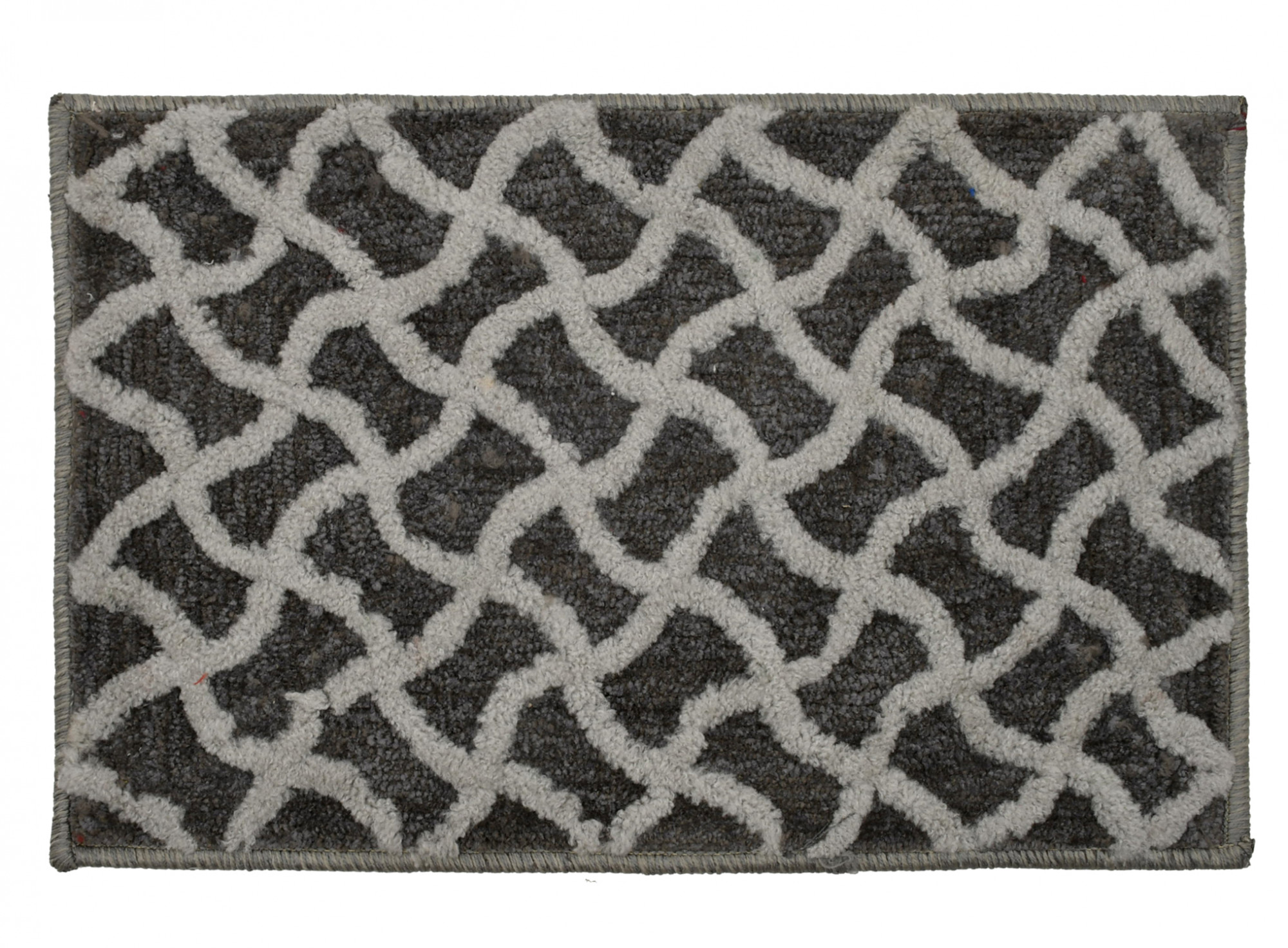 Kuber Industries Soft, lightweigth, Washable, Non Slip Doormat Entrance Rug Dirt Trapper Mat Shoes Scraper for Entry, Patio, Porch (Brown)