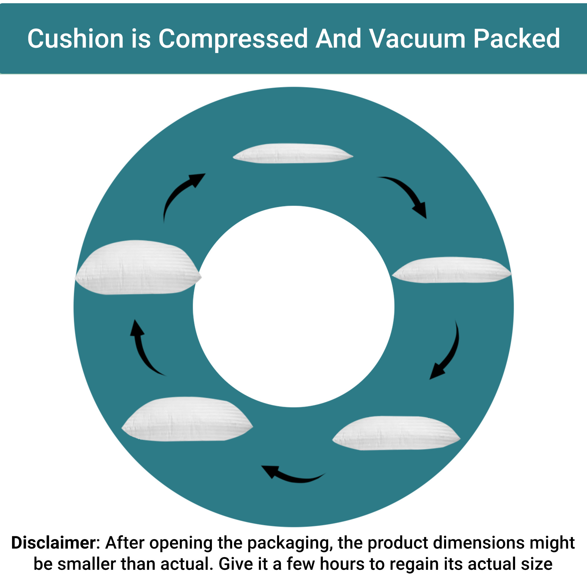 Kuber Industries Soft Microfiber Sofa Cushions 16 inch x 16 inch  Decorative Sofa Pillows for Car  Couch  Perfectly Plush and Cozy Cushion for Relaxation  Back Support  Plain White