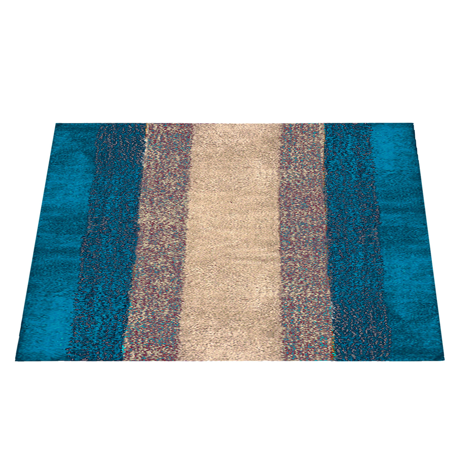 Kuber Industries Soft Shaggy Door Mat|Super Absorbent Cotton Floor Mat For Shoe Scraper & Indoor And Outdoor (Green)