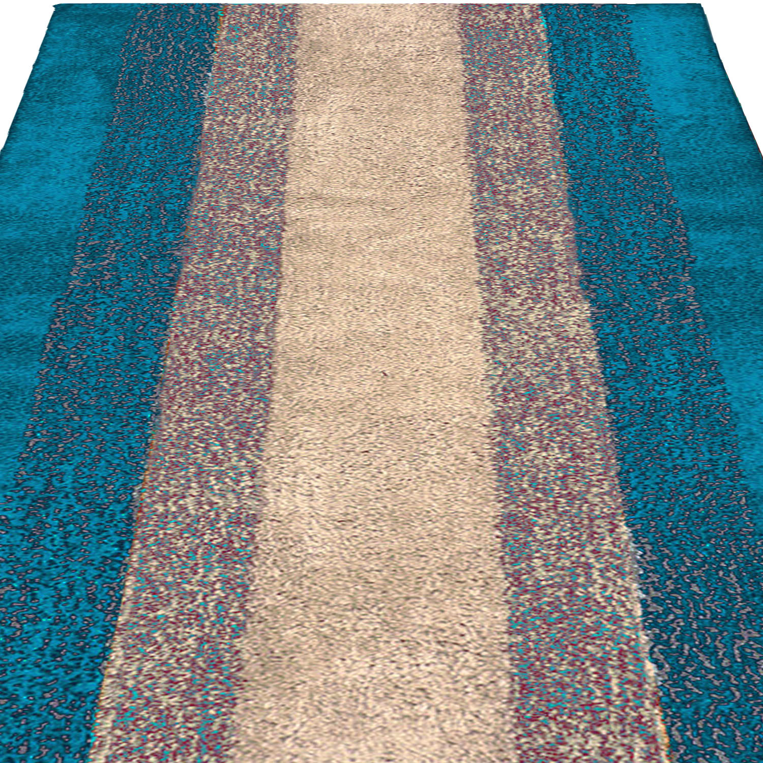Kuber Industries Soft Shaggy Door Mat|Super Absorbent Cotton Floor Mat For Shoe Scraper & Indoor And Outdoor (Green)