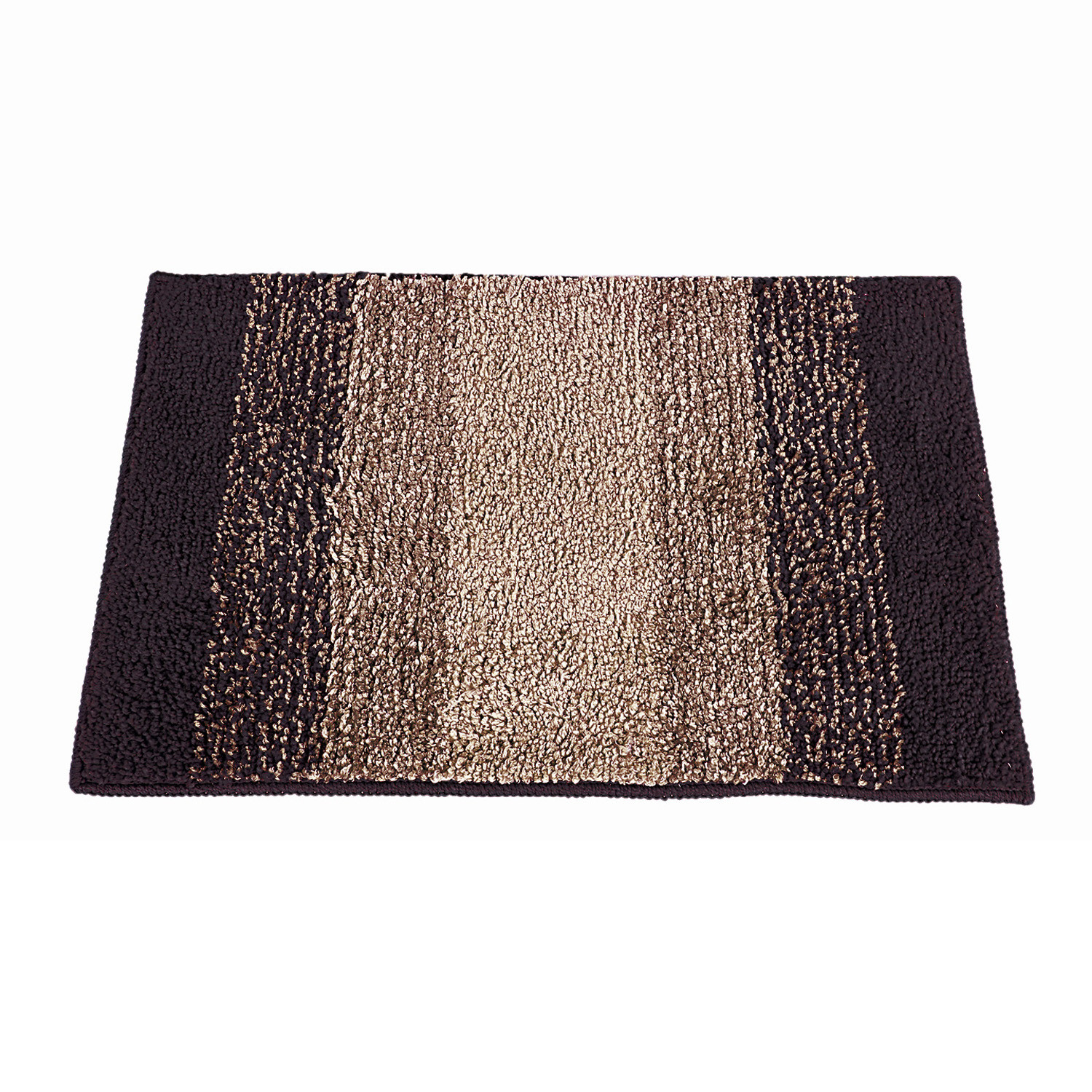 Kuber Industries Soft Shaggy Door Mat|Super Absorbent Cotton Floor Mat For Shoe Scraper & Indoor And Outdoor (Brown)