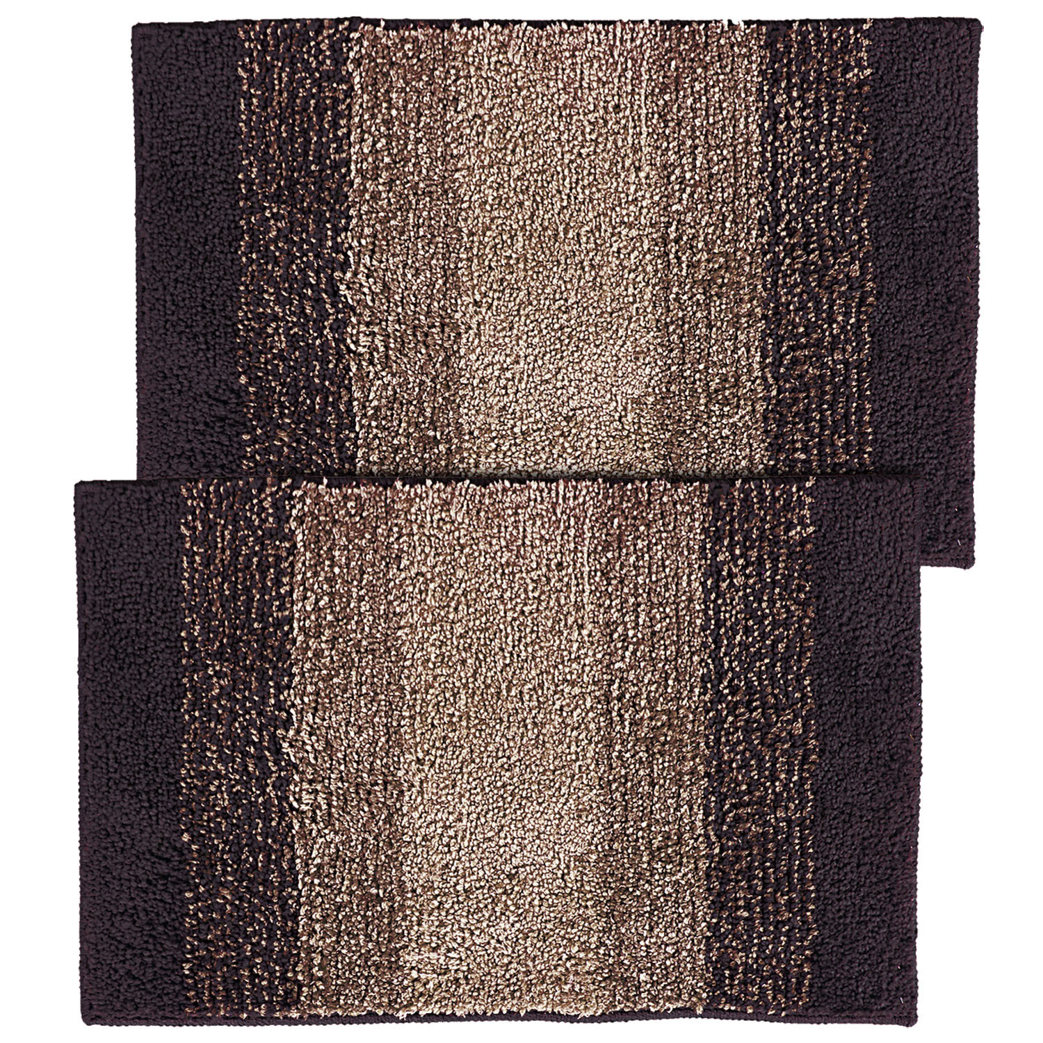 Kuber Industries Soft Shaggy Door Mat|Super Absorbent Cotton Floor Mat For Shoe Scraper & Indoor And Outdoor (Brown)