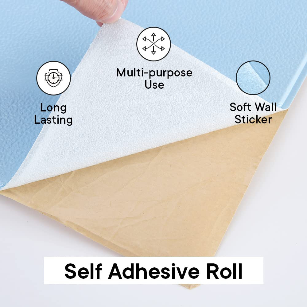 Kuber Industries Soft Wall Sticker for Walls | Quirky Pattern & Self Adhesive Peel Wall Stickers | Easy to Peel, Stick & Remove DIY Wallpaper | Suitable on All Walls | Pack of 2 Sheets,70 cm X 70 cm