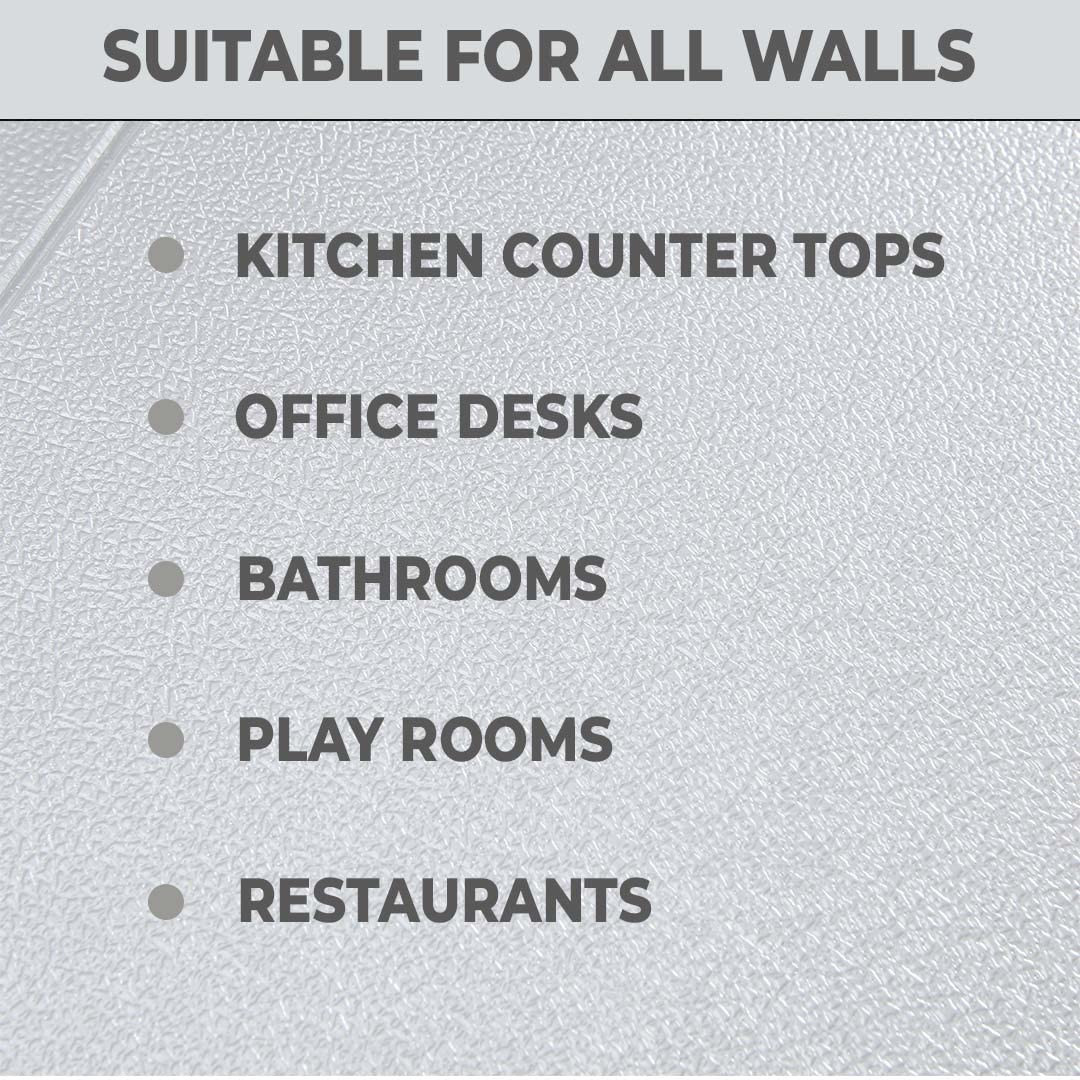 Kuber Industries Soft Wall Sticker for Walls | Quirky Pattern & Self Adhesive Peel Wall Stickers | Easy to Peel, Stick & Remove DIY Wallpaper | Suitable on All Walls | Pack of 2 Sheets,70 cm X 70 cm