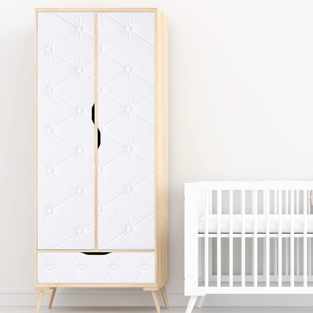 Kuber Industries Soft Wall Sticker for Walls | Quirky Pattern & Self Adhesive Peel Wall Stickers | Easy to Peel, Stick & Remove DIY Wallpaper | Suitable on All Walls | Pack of 5 Sheets,35 cm X 70 cm