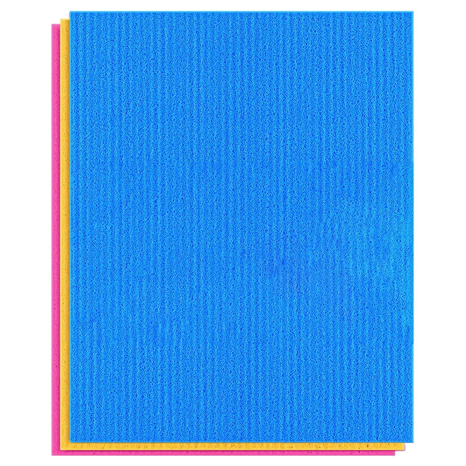 Kuber Industries Sponge Wipes | Washing Wipes Paper Towel | Sponge Cleaning Cloths for Kitchen | Reusable Sponge Wipe Cloths | Cleaning Sponges | 18x20 | Multi