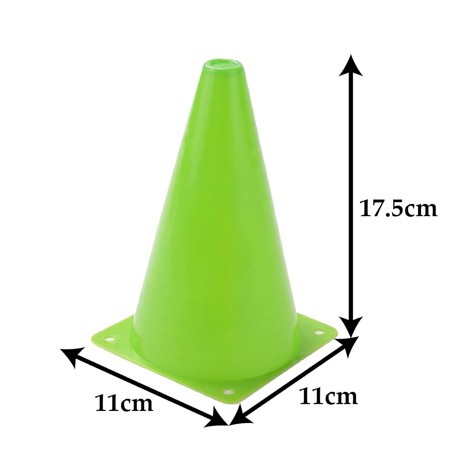 Kuber Industries Sports Agility Training Ground Marker Cone Pack of 6 Multicolor
