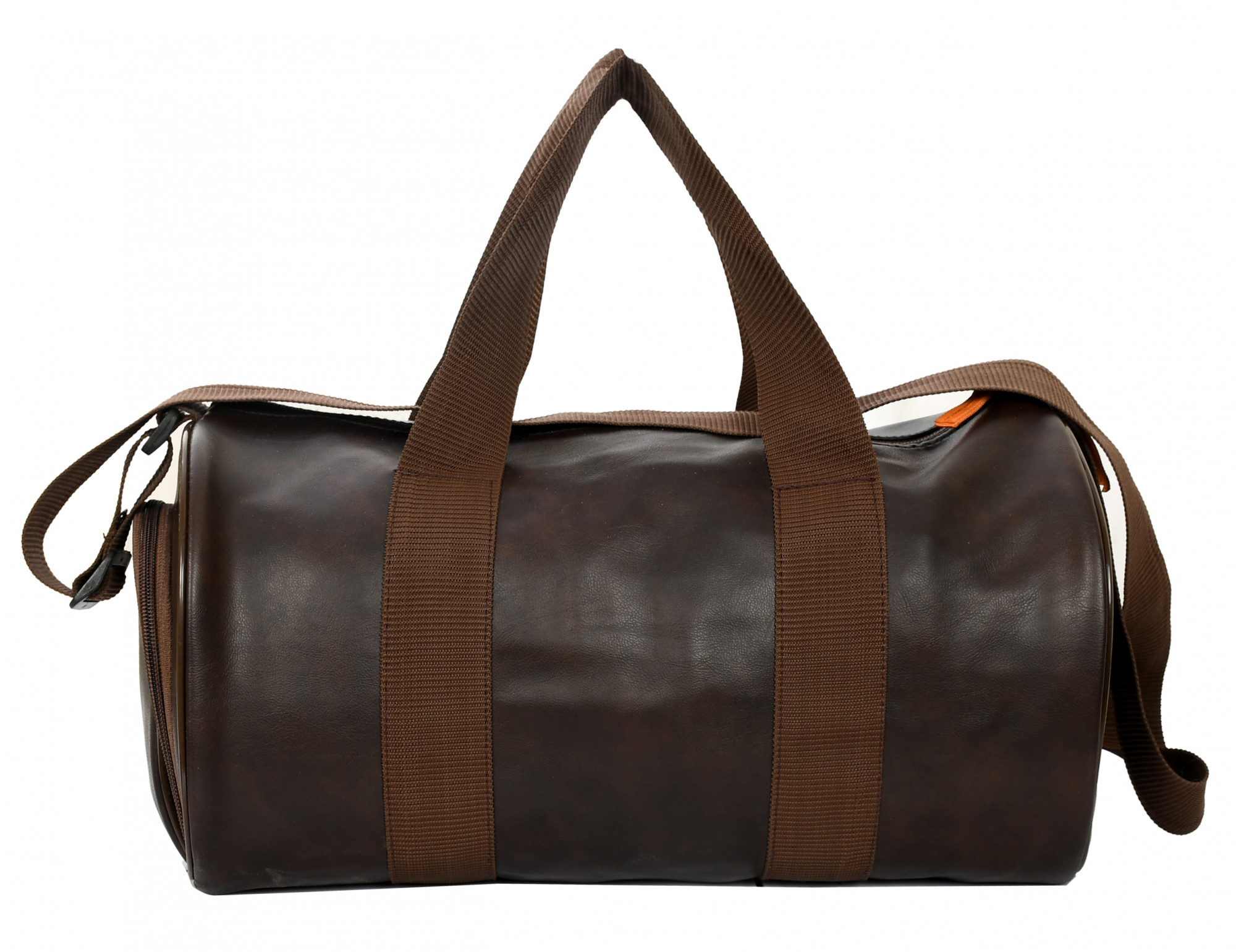Kuber Industries Sports Gym Bag  Shoes Compartment Travel Duffel Bag for Men and Women Lightweight Brown