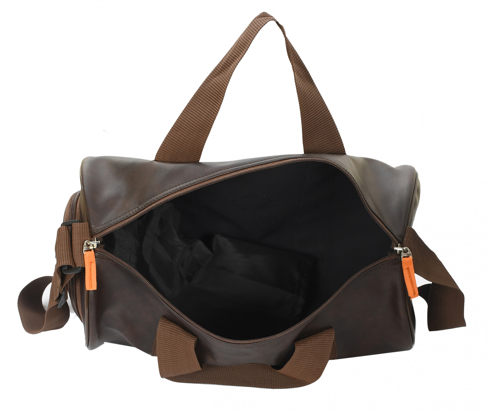 Kuber Industries Sports Gym Bag  Shoes Compartment Travel Duffel Bag for Men and Women Lightweight Brown