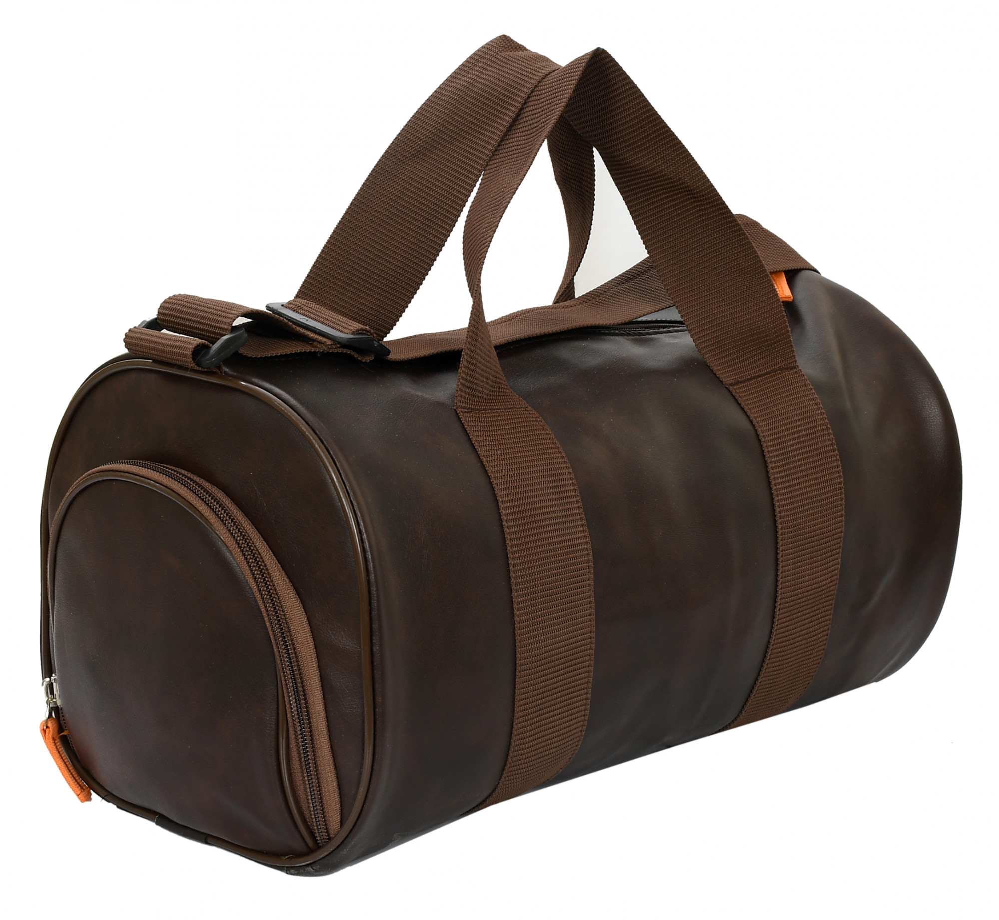 Kuber Industries Sports Gym Bag  Shoes Compartment Travel Duffel Bag for Men and Women Lightweight Brown