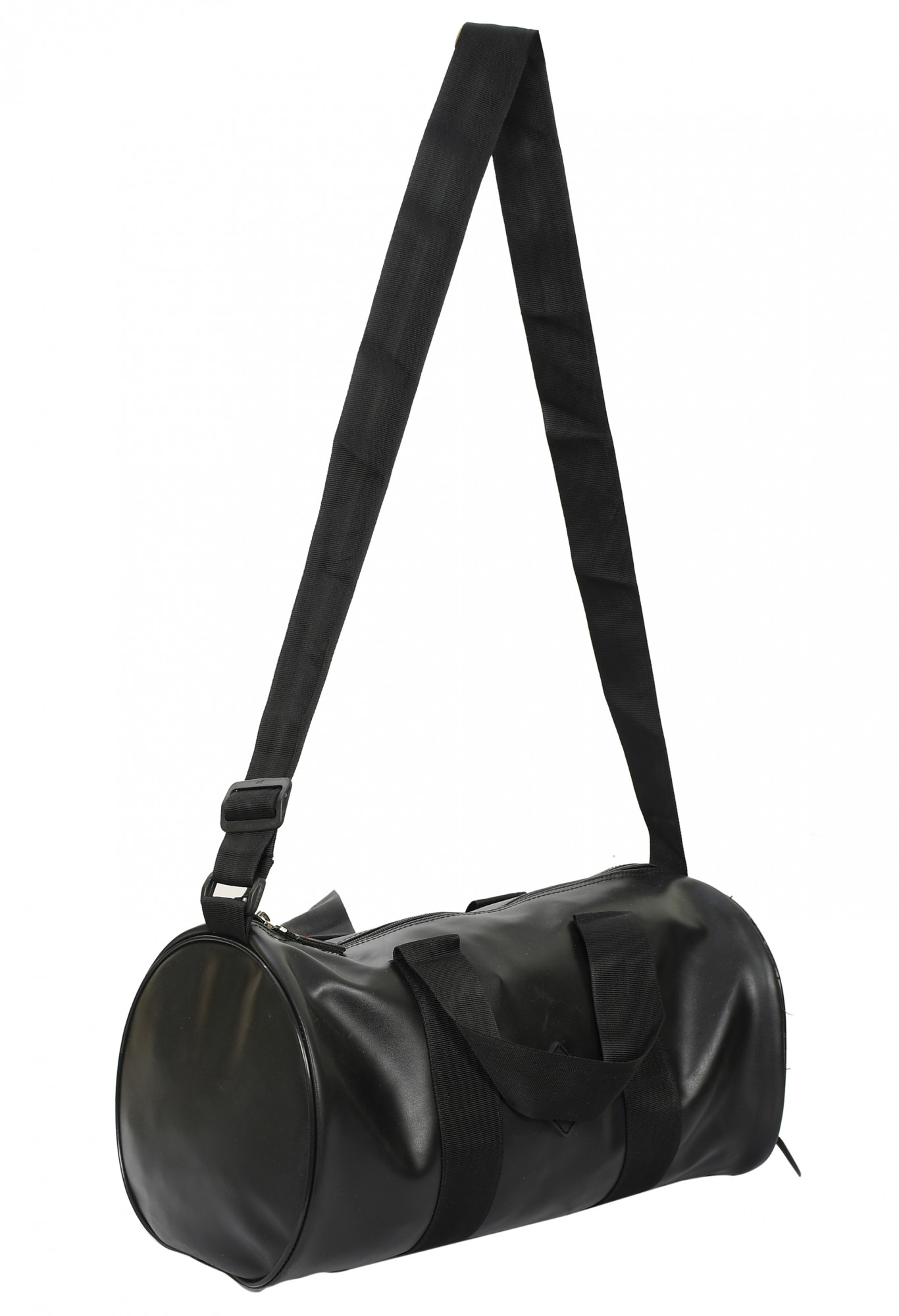 Kuber Industries Sports Gym Bag & Shoes Compartment, Travel Duffel Bag for Men and Women Lightweight (Black)