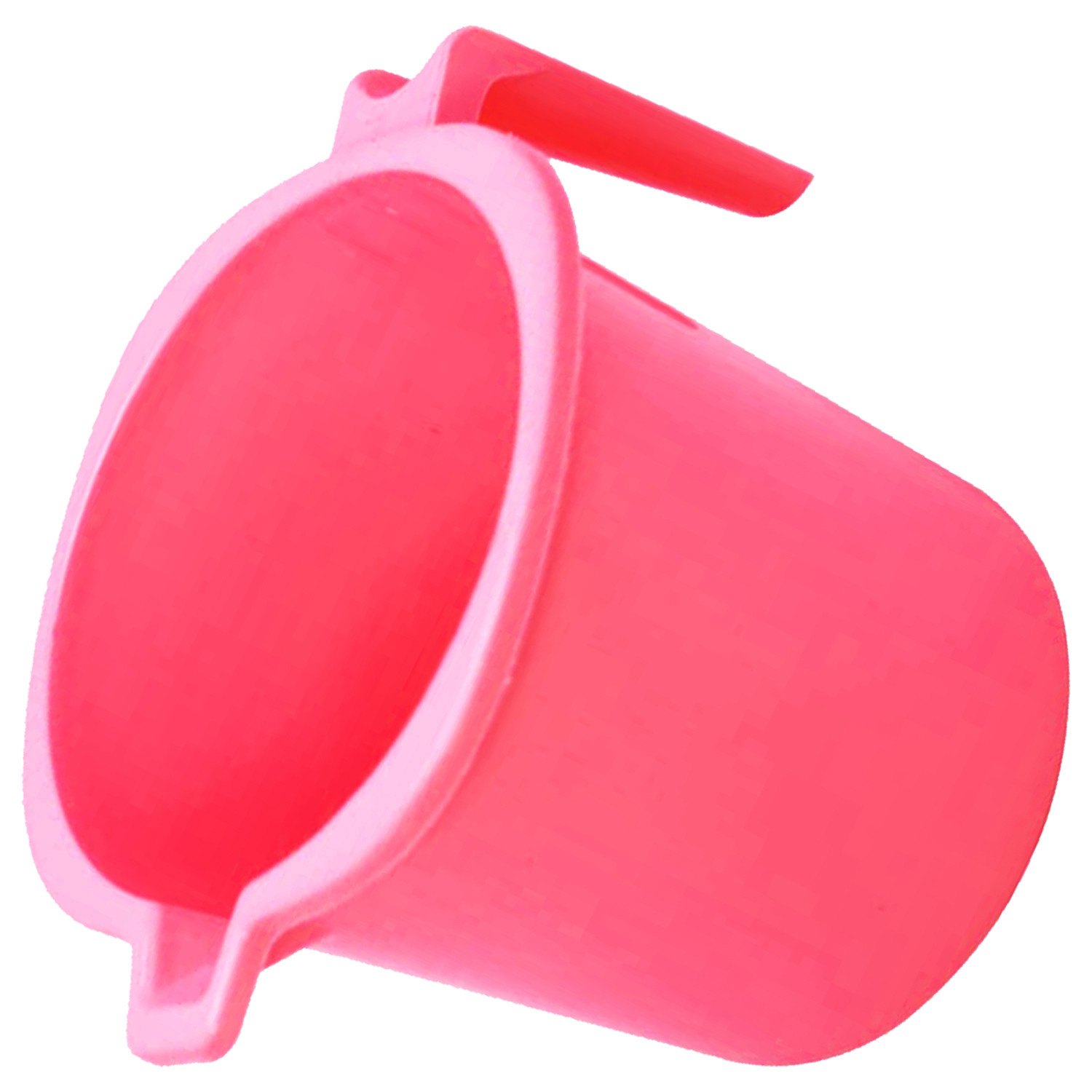 Kuber Industries Square Large Plastic Bathroom Mug, 2 Litre- (Pink)