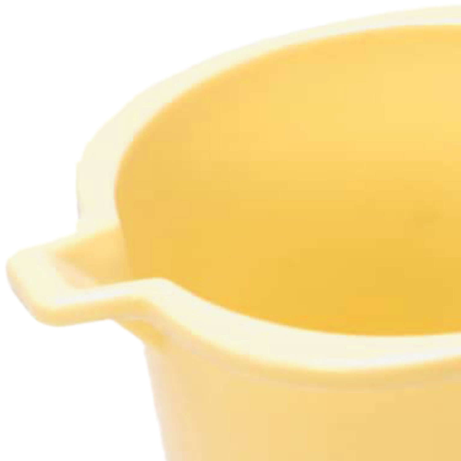 Kuber Industries Square Large Plastic Bathroom Mug, 2 Litre-(Cream)