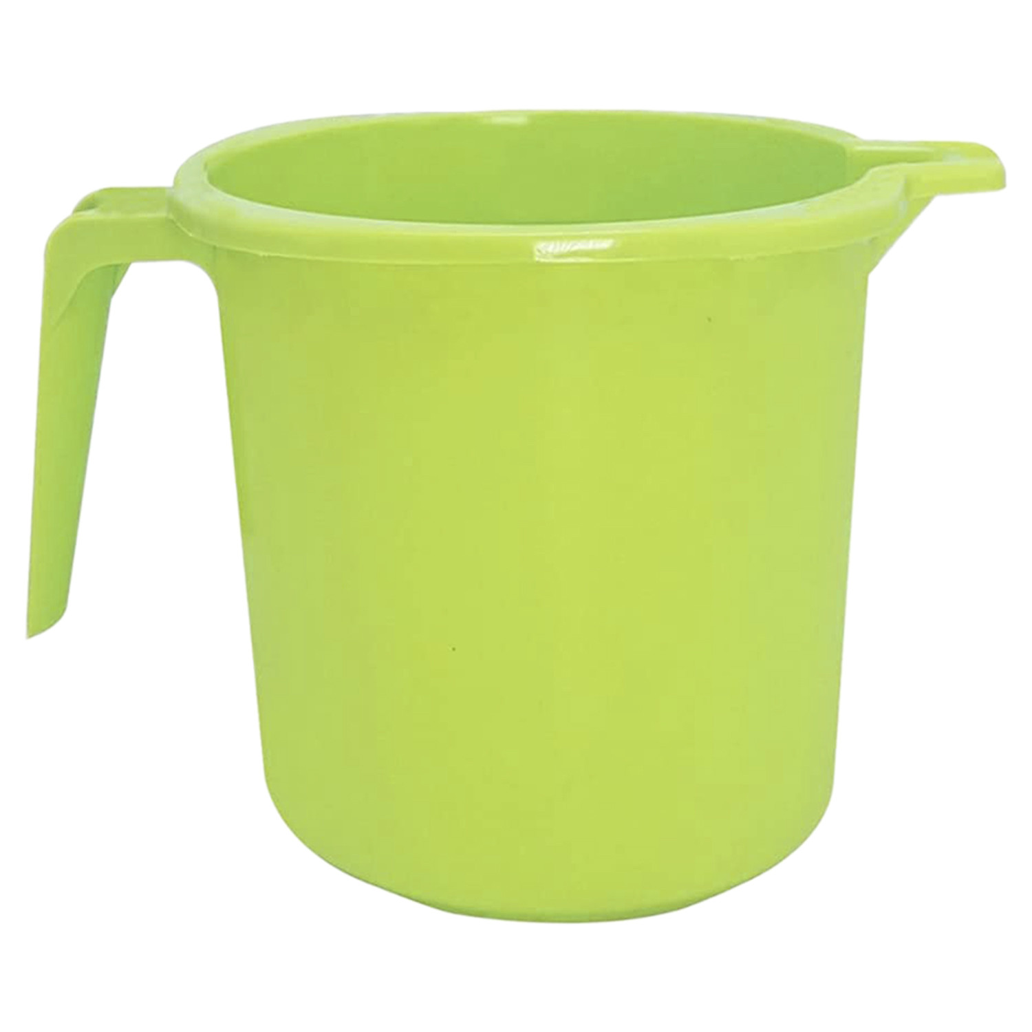 Kuber Industries Square Large Plastic Bathroom Mug, 2 Litre-(Green)