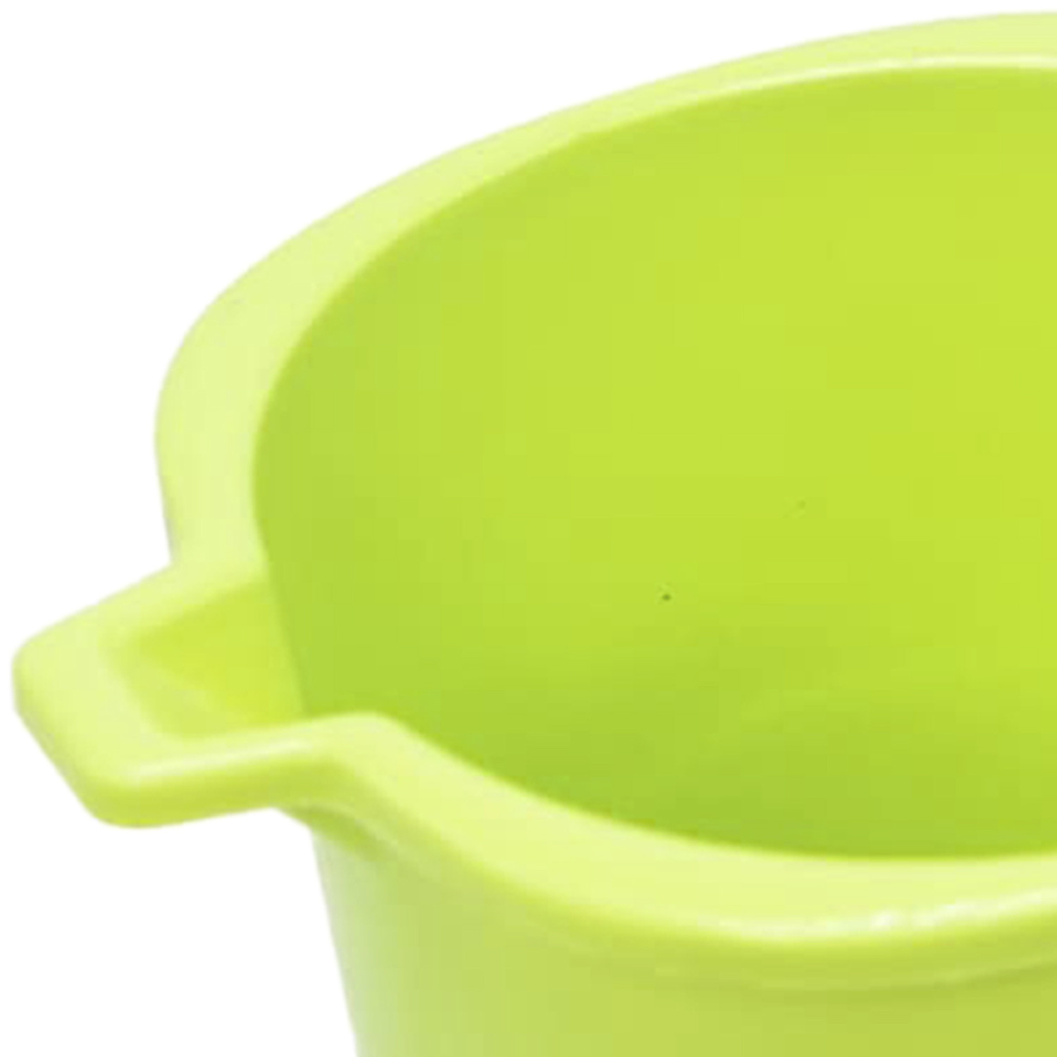 Kuber Industries Square Large Plastic Bathroom Mug, 2 Litre-(Green)