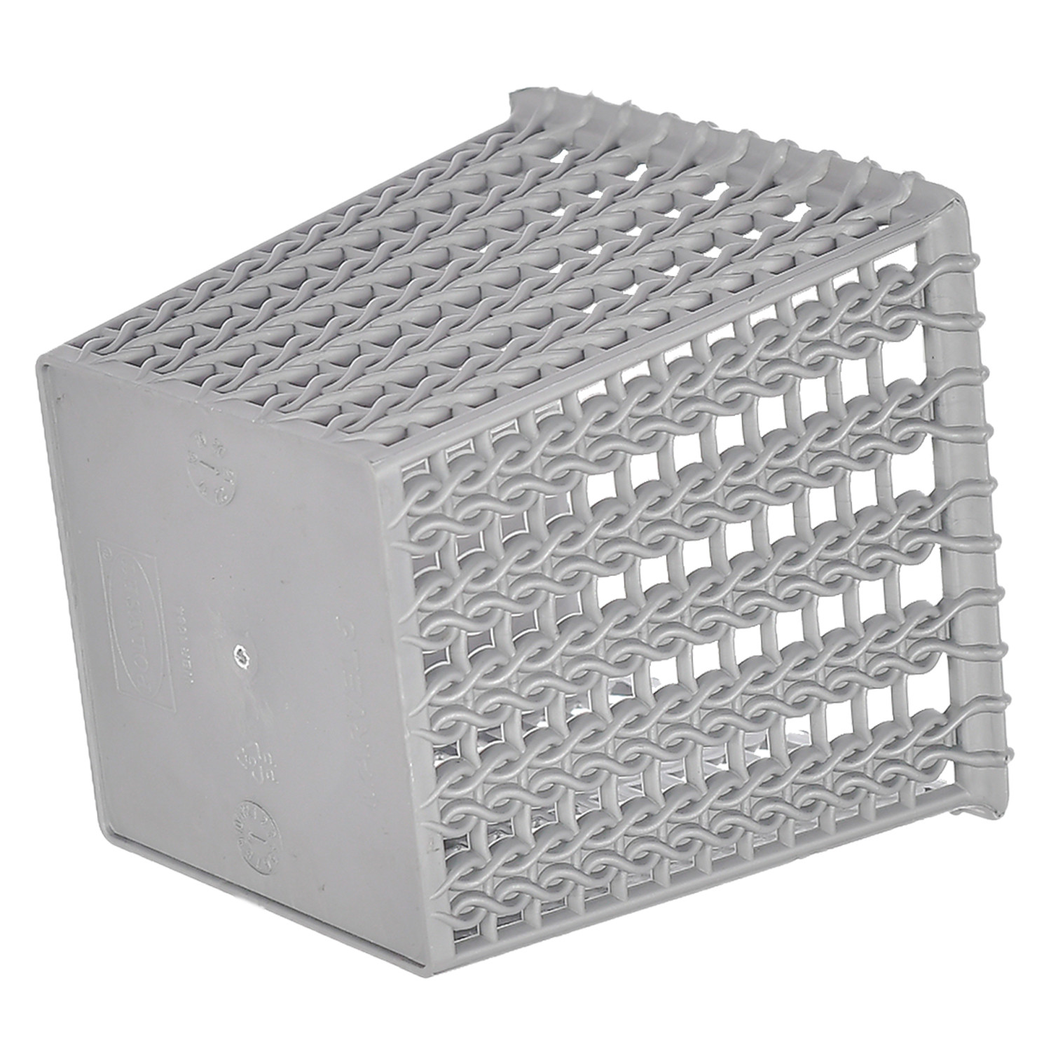 Kuber Industries Square Shape M 5 Multipurpose Plastic Holder/Organizer/Stand For Kitchen, Bathroom, Office Use -(Grey)-46KM0445