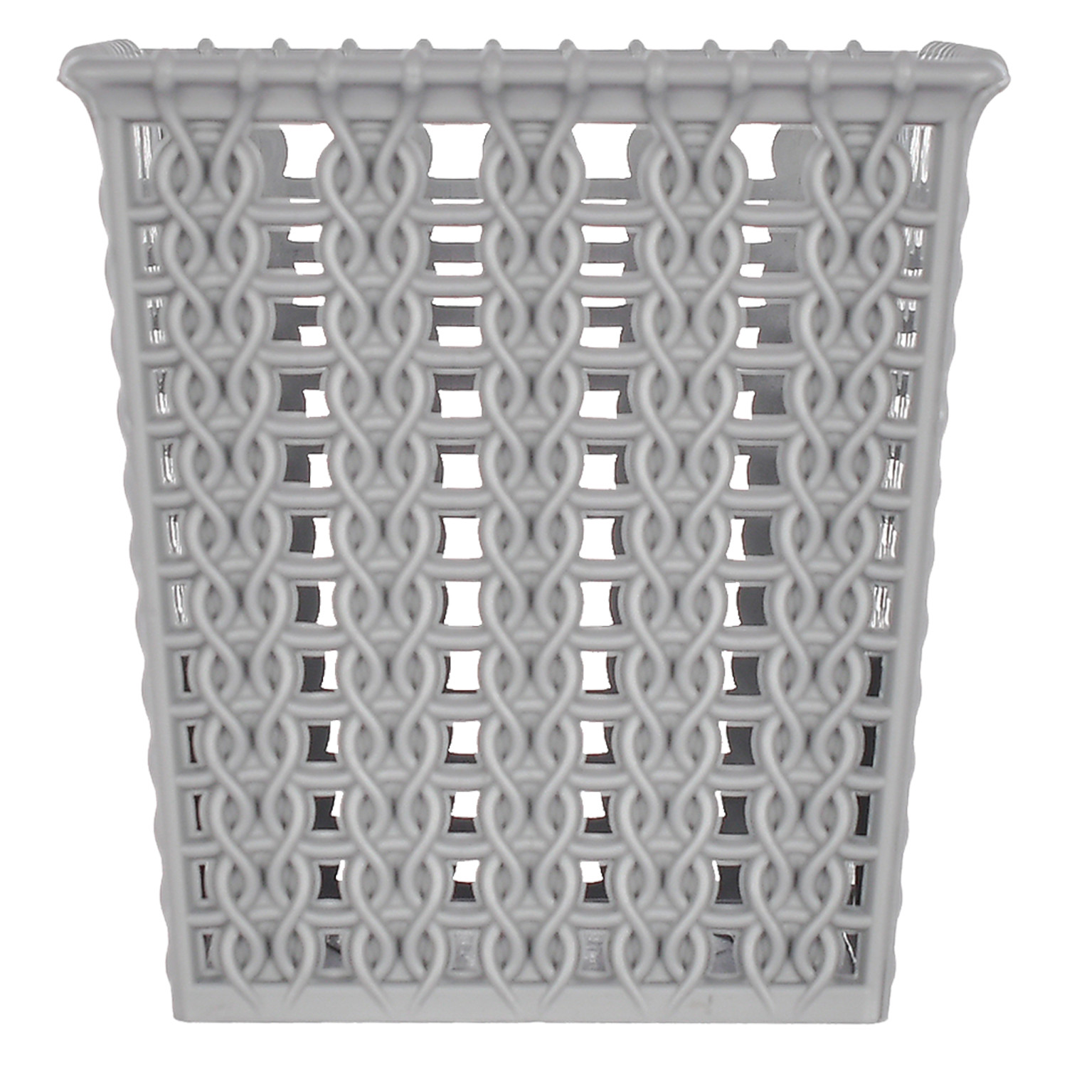 Kuber Industries Square Shape M 5 Multipurpose Plastic Holder/Organizer/Stand For Kitchen, Bathroom, Office Use -(Grey)-46KM0445