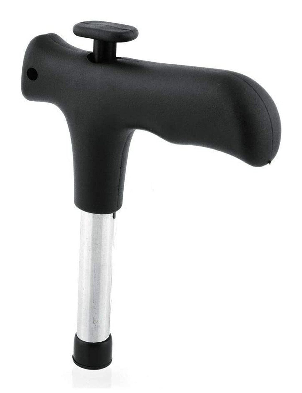 kuber industries Stainless Steel Coconut Opener Coconut Knife Opener Coconut Opening Fruit Knife Tool (Black)