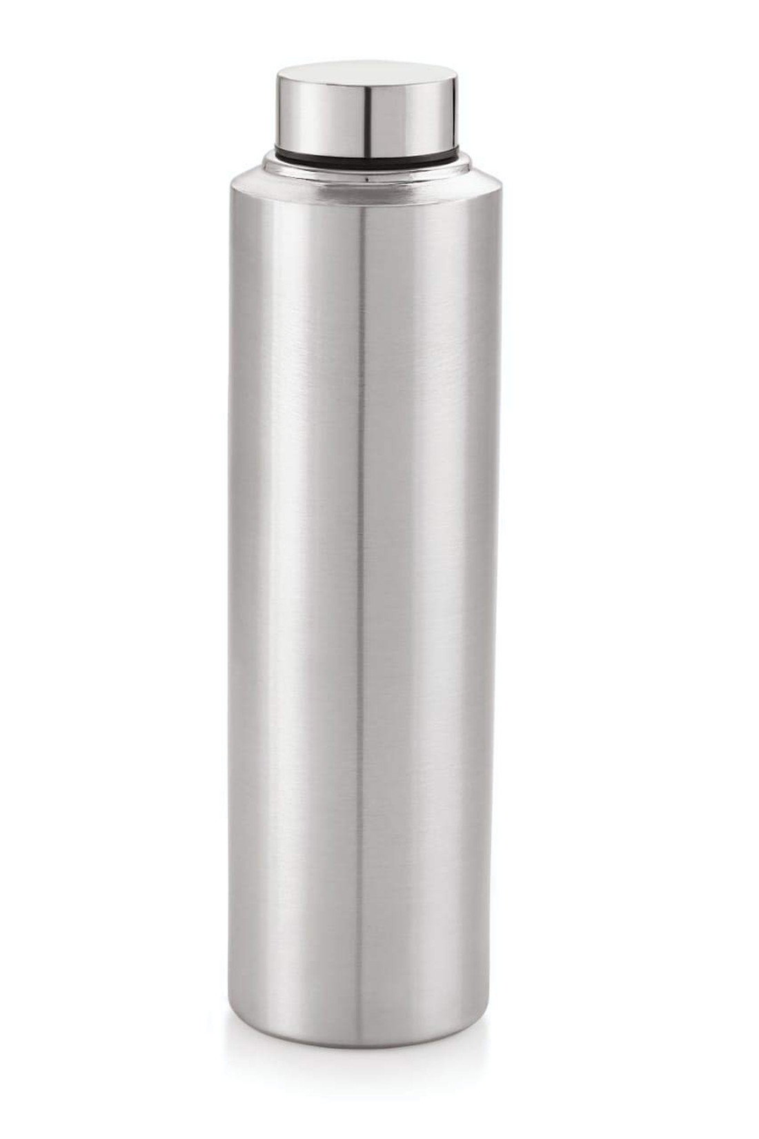Kuber Industries Stainless Steel Fridge Water Bottle, 700 ML (Silver)