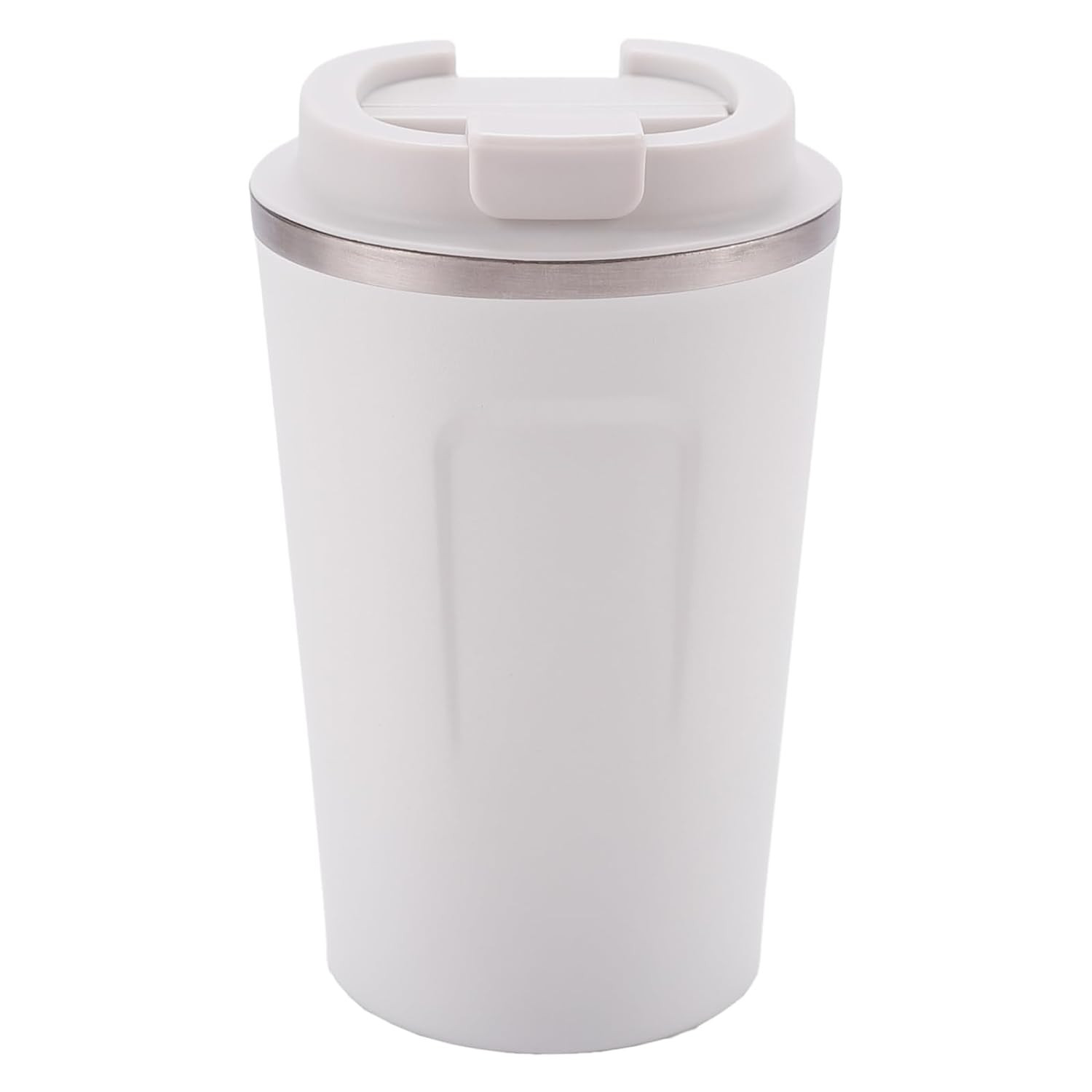 Kuber Industries Stainless Steel Insulated Coffee Cup With Sipper Mouth|Travel Coffee Mug 