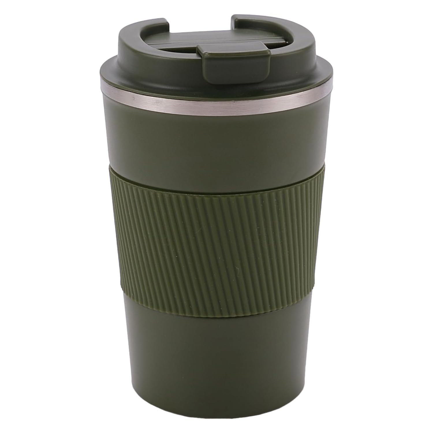 Kuber Industries Stainless Steel Insulated Coffee Mug With Sleeve|Travel Coffee Mug 