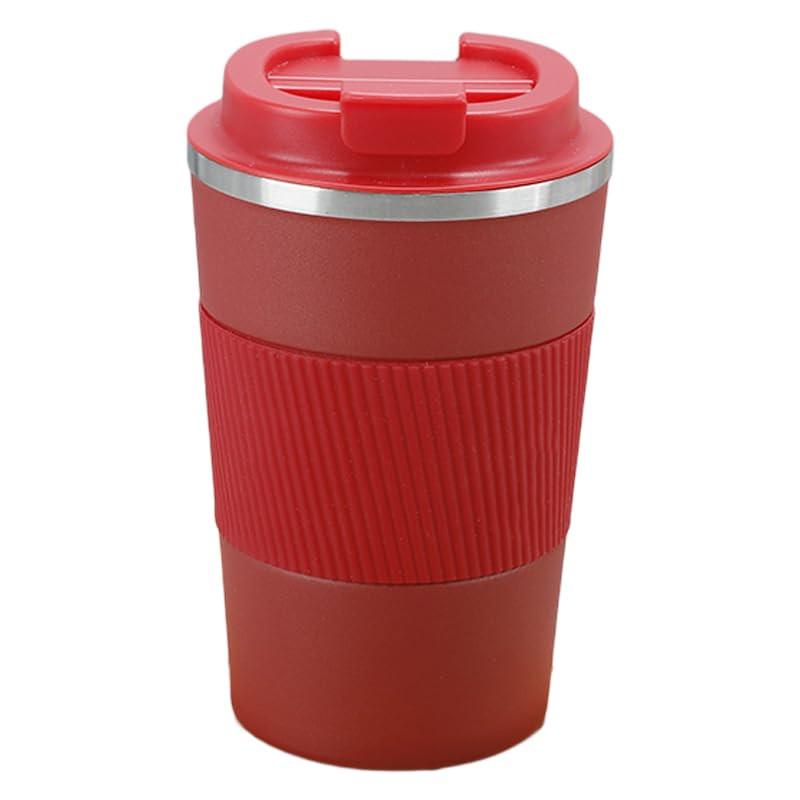 Kuber Industries Stainless Steel Insulated Coffee Mug With Sleeve|Travel Coffee Mug 
