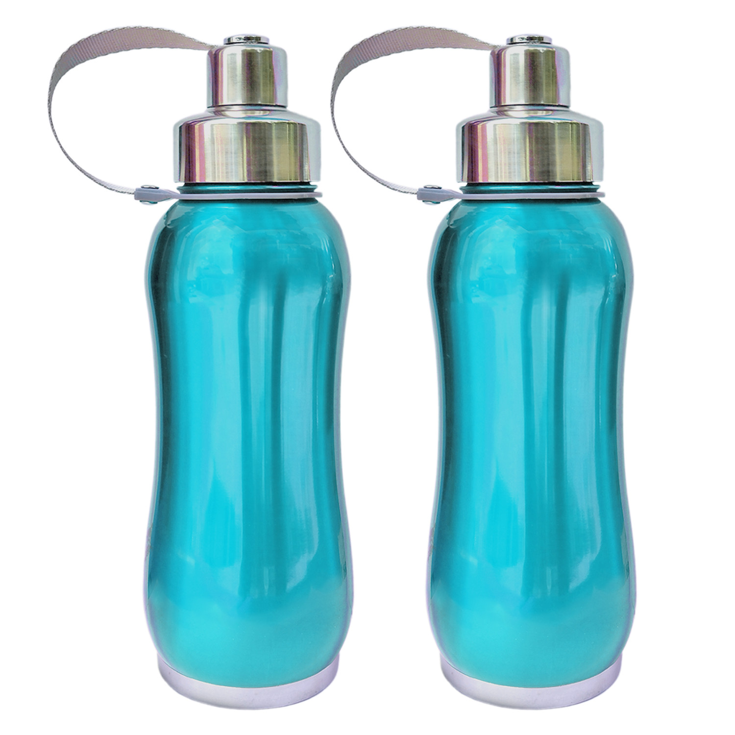 Kuber Industries Stainless Steel Insulated Water Bottle With Strainer For Home & Traveling, 1Ltr. (Blue) 54KM4311