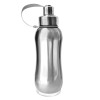 Kuber Industries Stainless Steel Insulated Water Bottle With Strainer For Home &amp; Traveling, 1Ltr. (Silver) 54KM4313