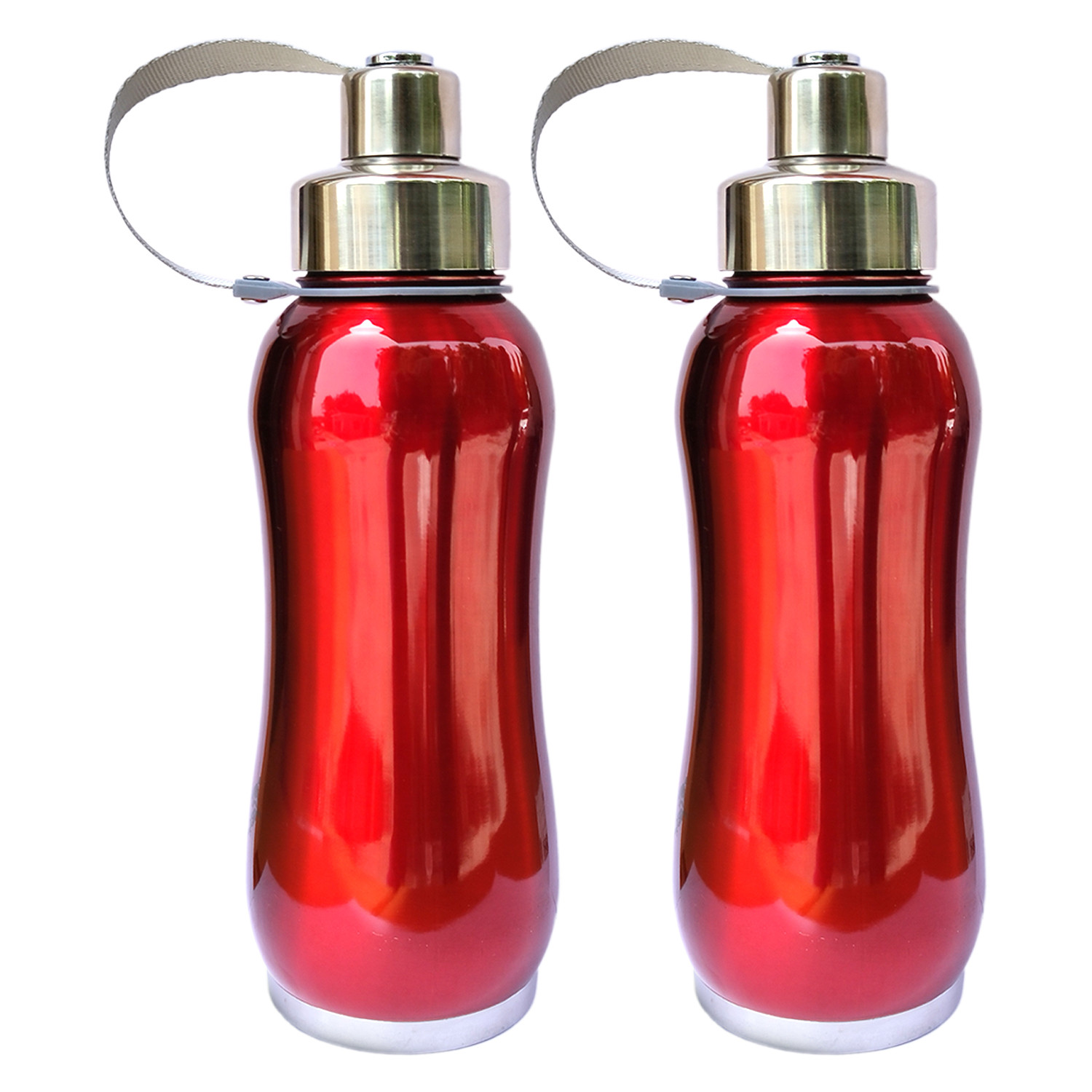 Kuber Industries Stainless Steel Insulated Water Bottle With Strainer For Home & Traveling, 1Ltr.(Maroon) 54KM4309