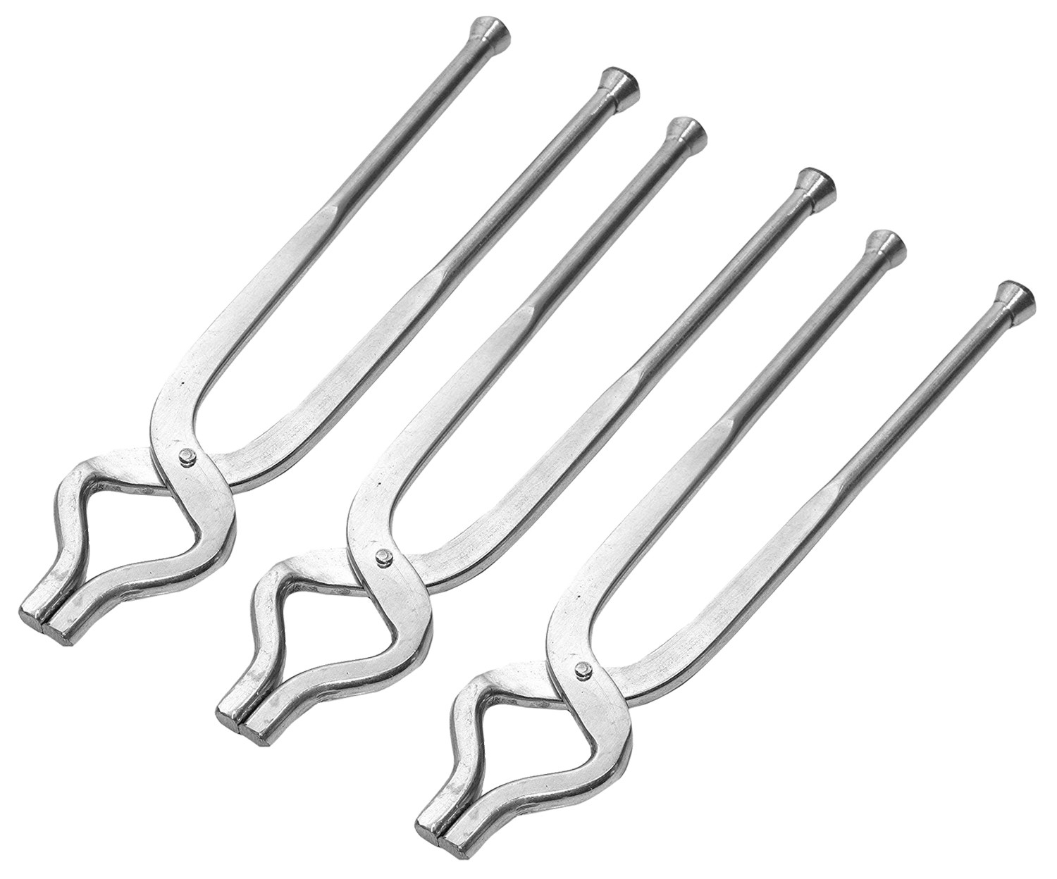 Kuber Industries Stainless Steel Pakkad, Sansi, Tong, Kitchen Tool pincer, Chimta, Utility Holder (Silver)