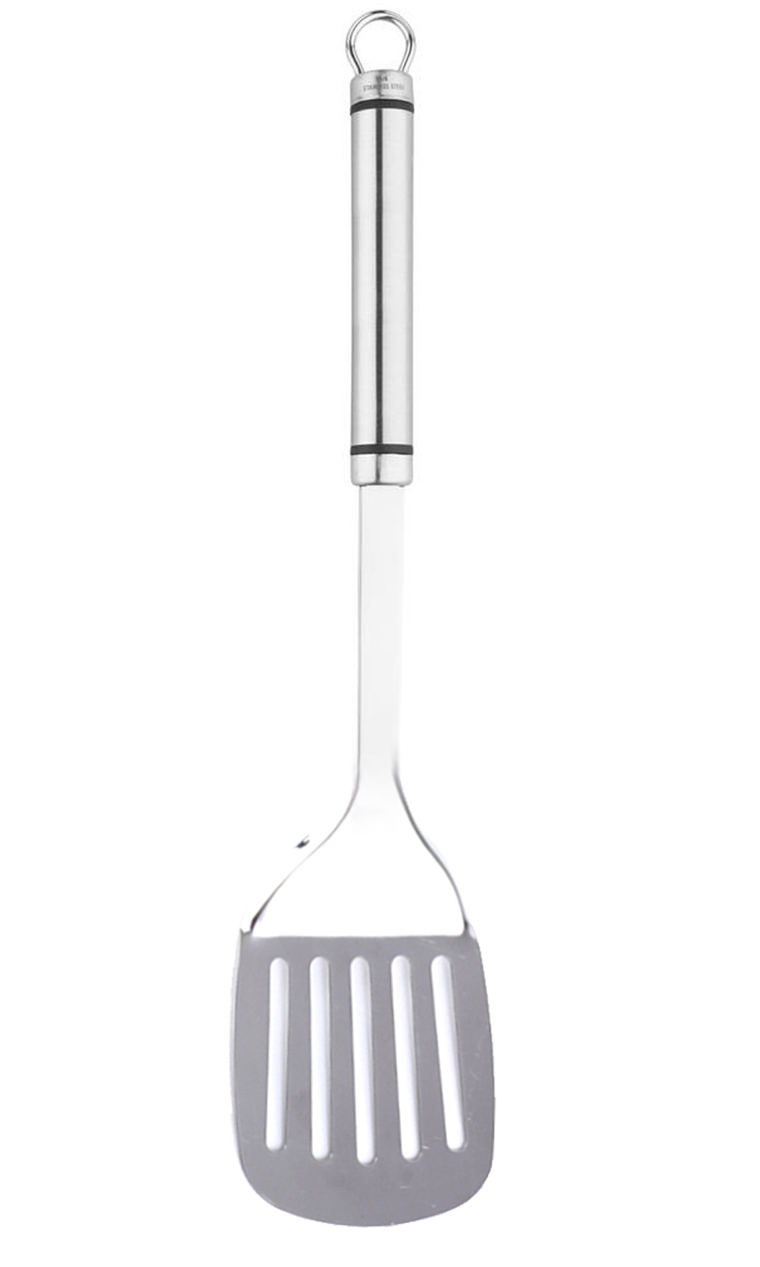 Kuber Industries Stainless Steel Turners/Slotted Turner/Cooking Turner/for Dosa, Roti, Omlette, Parathas, PavBhaji (Silver)