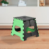 Stool | Foldable Stool | Collapsible Camping Chair | Stool for Outdoor-Fishing-Hiking-Gardening-Travel | Portable Stool | Multipurpose Sitting Stool | Small | Green &amp; Black