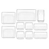 Storage Organizer Set | Kitchen Organizer | Makeup Organizer Tray Set | Desk Drawer Divider Tray | Multi-Purpose Organizer Set | Stationery Organizer | 10 Piece Set | Transparent