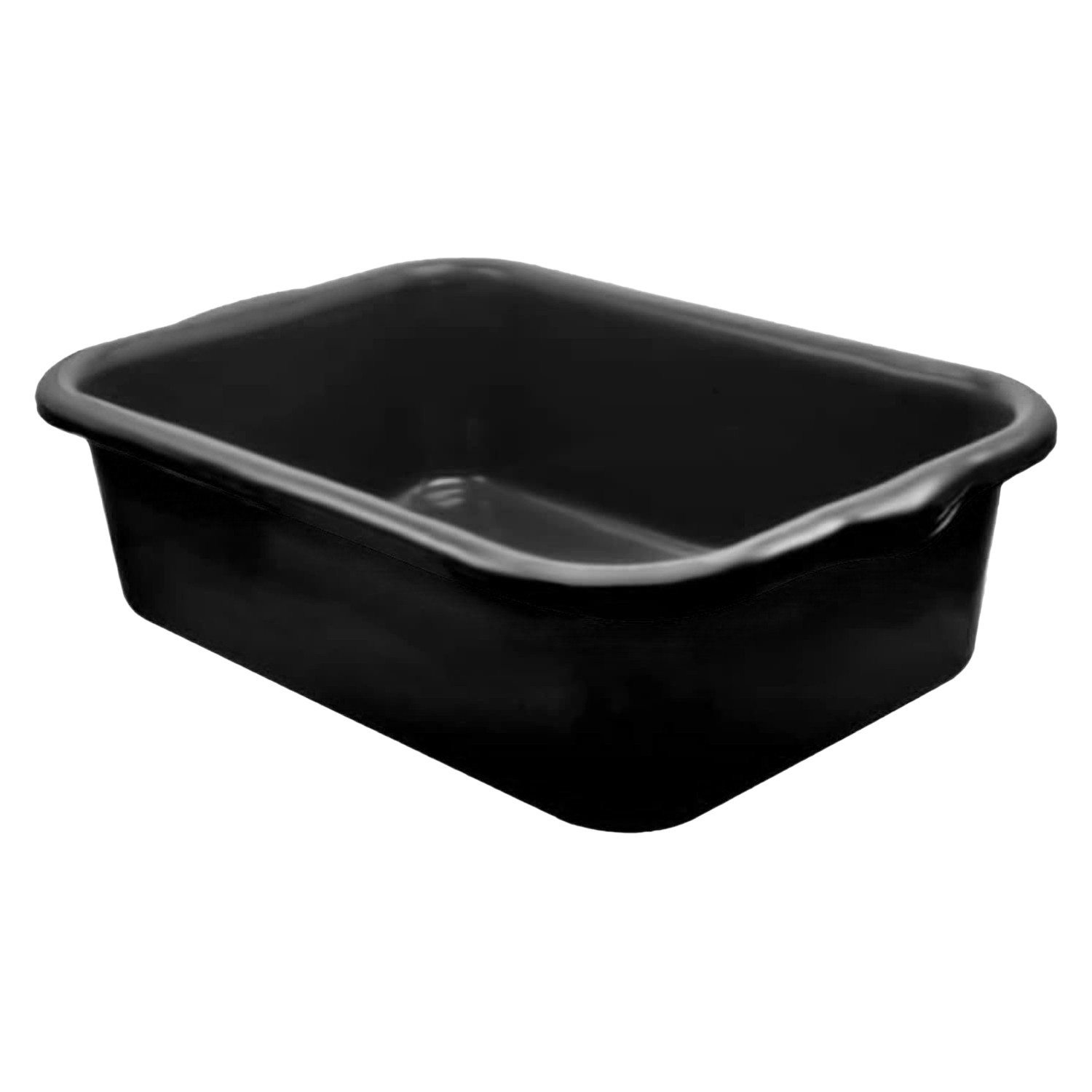Kuber Industries Storage Tray | Versatile Plastic Storage Organizer | Rectangular Tray for Kitchen Storage | Storage Tray for office | Excel Tray 666 | Black
