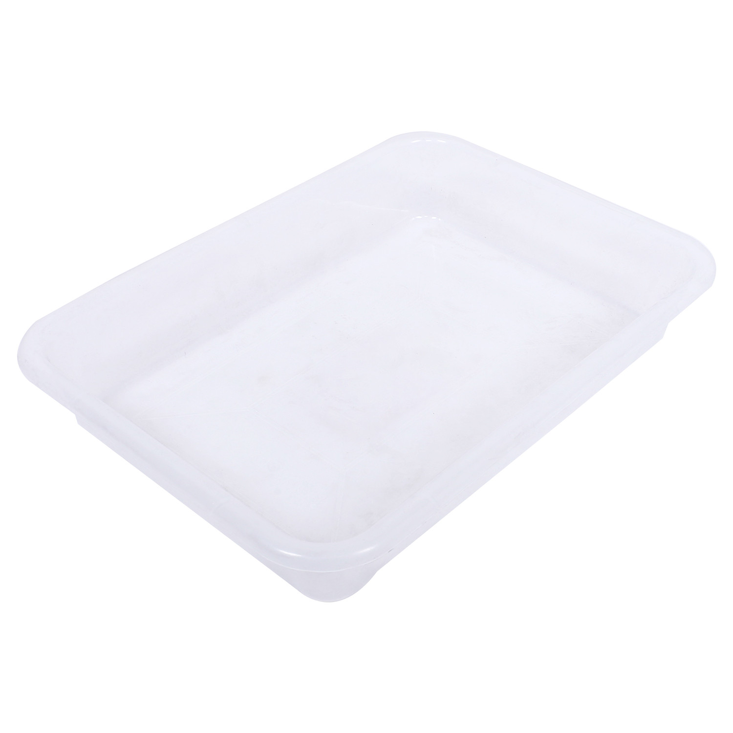 Kuber Industries Storage Tray|Versatile Plastic Storage Organizer|Rectangular Tray for Kitchen Storage|Storage Tray for office|Exel Tray 555 (Transparent)