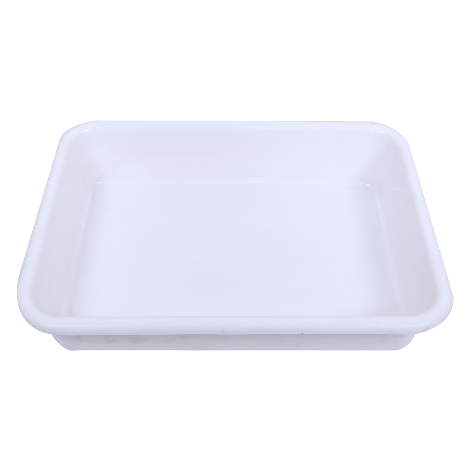 Kuber Industries Storage Tray|Versatile Plastic Storage Organizer|Rectangular Tray for Kitchen Storage|Storage Tray for office|Exel Tray 555|Pack of 3 (Multicolor)