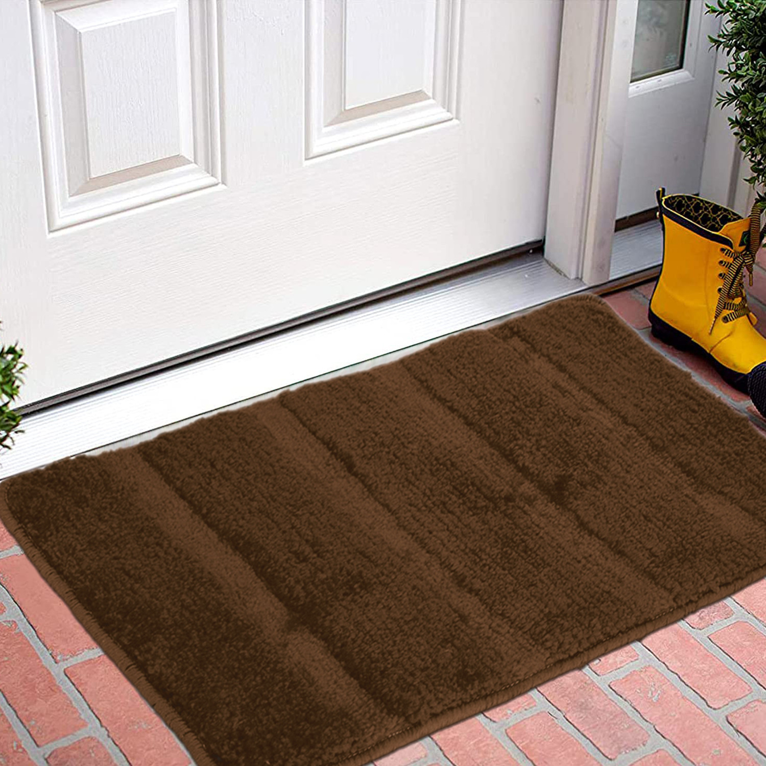 Kuber Industries Strips Design Cotton Door Mat For Porch/Kitchen/Bathroom/Laundry Room, 24