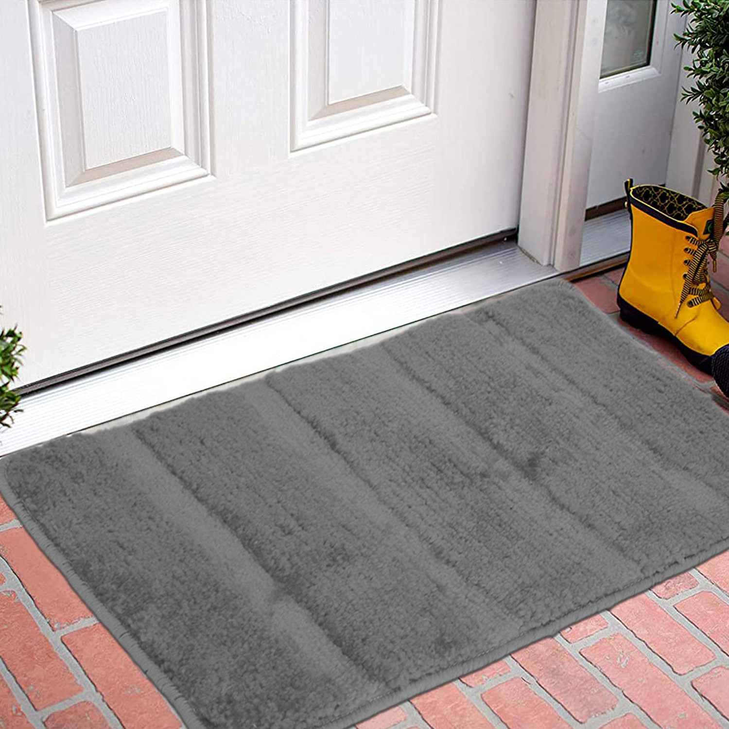 Kuber Industries Strips Design Cotton Door Mat For Porch/Kitchen/Bathroom/Laundry Room, 24