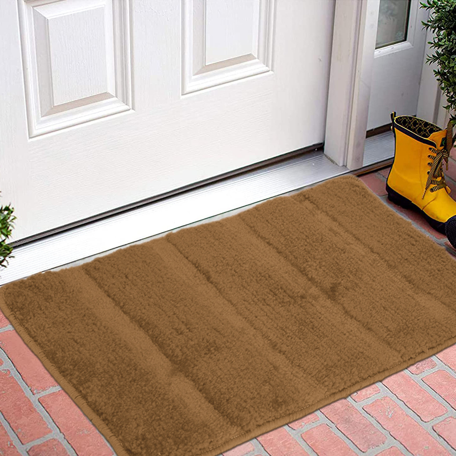 Kuber Industries Strips Design Cotton Door Mat For Porch/Kitchen/Bathroom/Laundry Room, 24