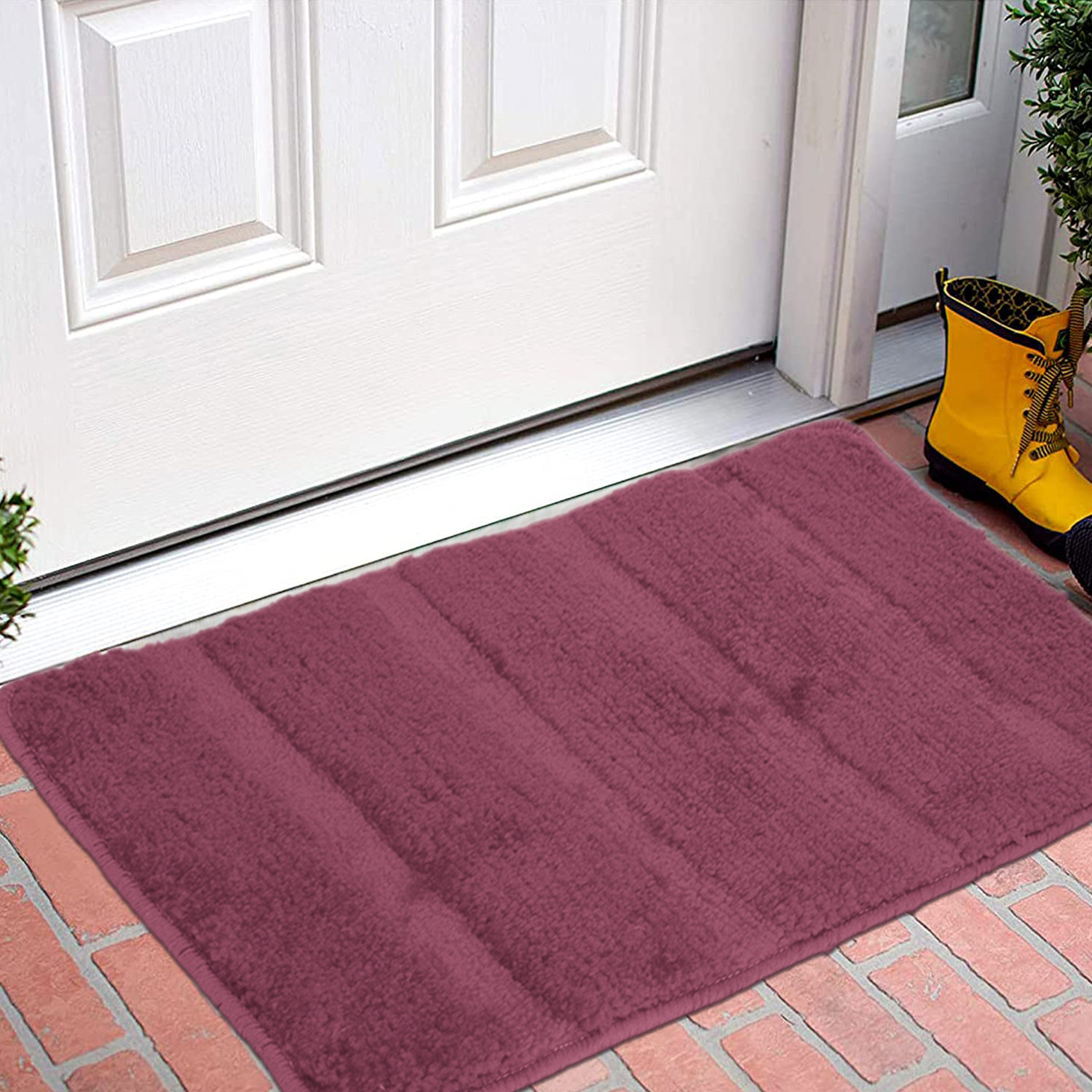 Kuber Industries Strips Design Cotton Door Mat For Porch/Kitchen/Bathroom/Laundry Room, 24