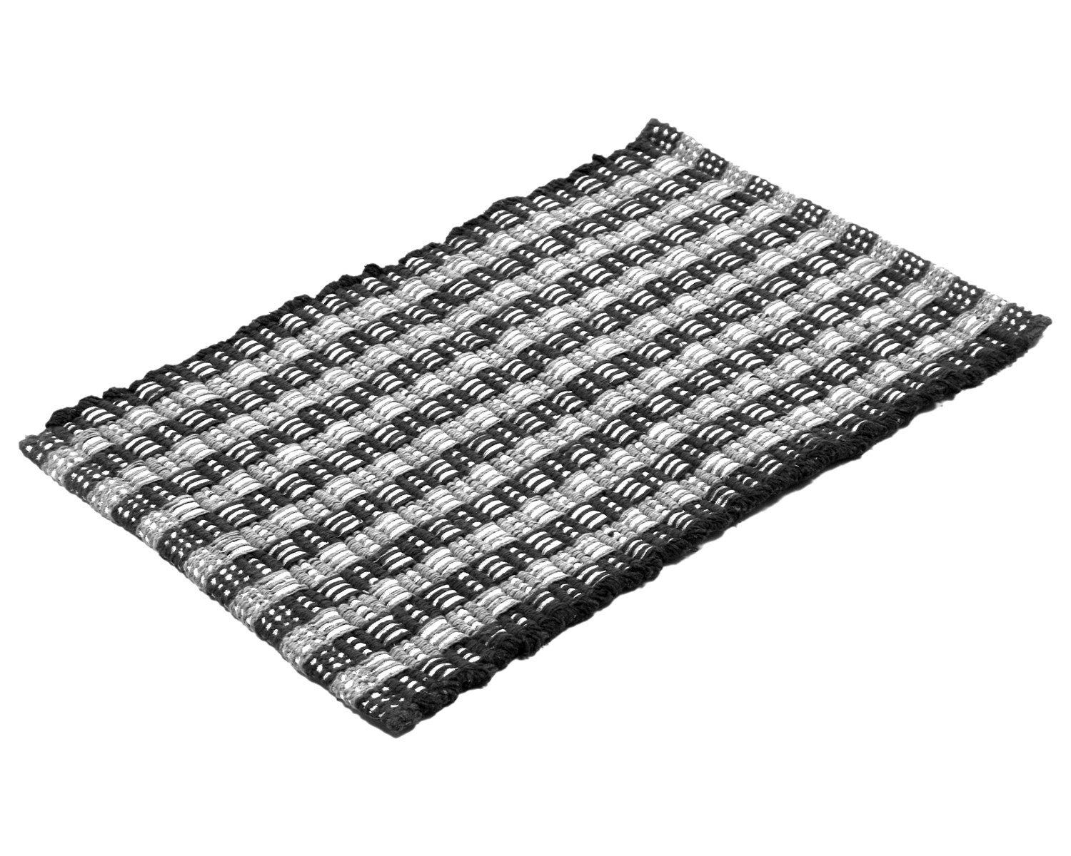 Kuber Industries Strips Design Multiuses Washable Cotton Door Mat, Bathmat, 23