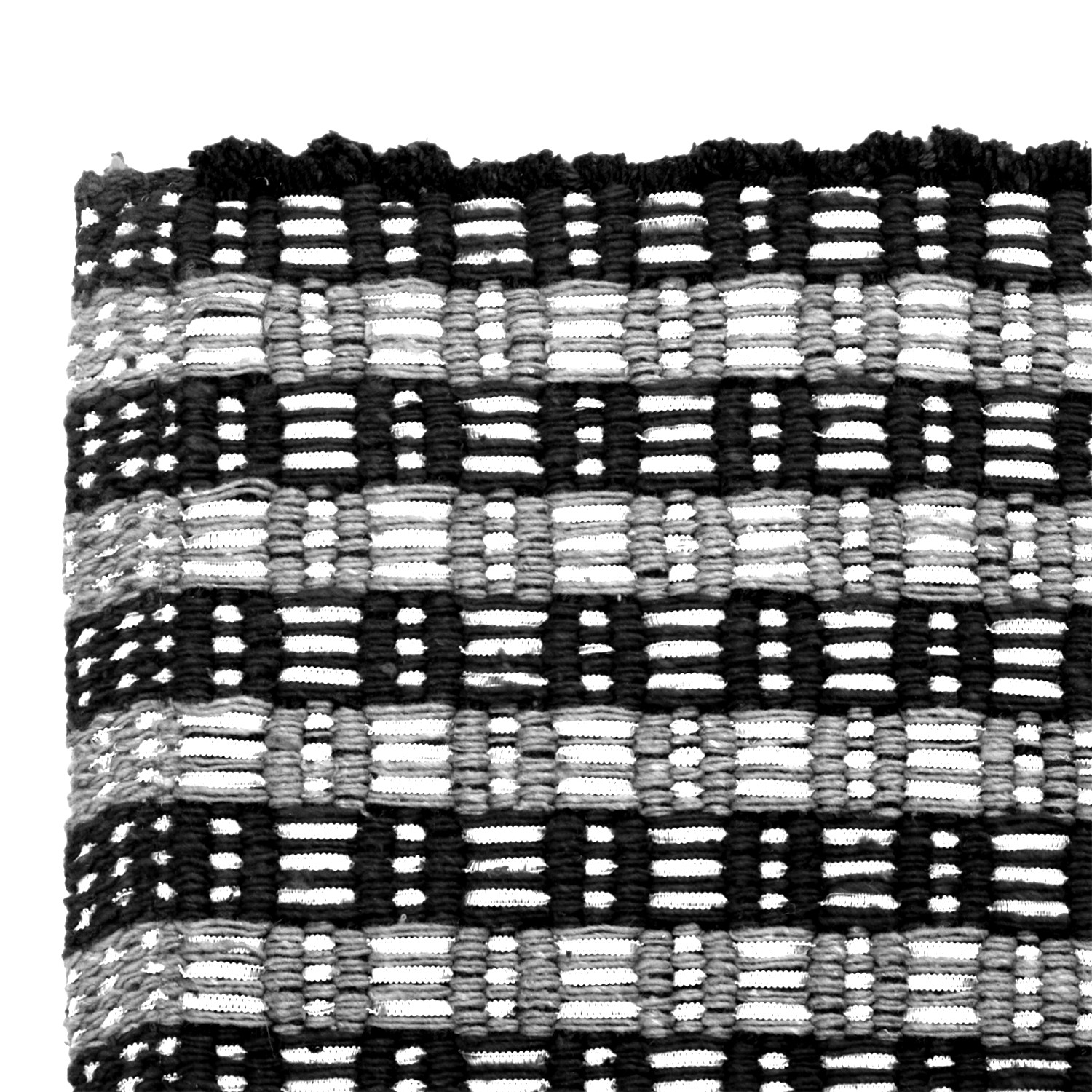 Kuber Industries Strips Design Multiuses Washable Cotton Door Mat, Bathmat, 23