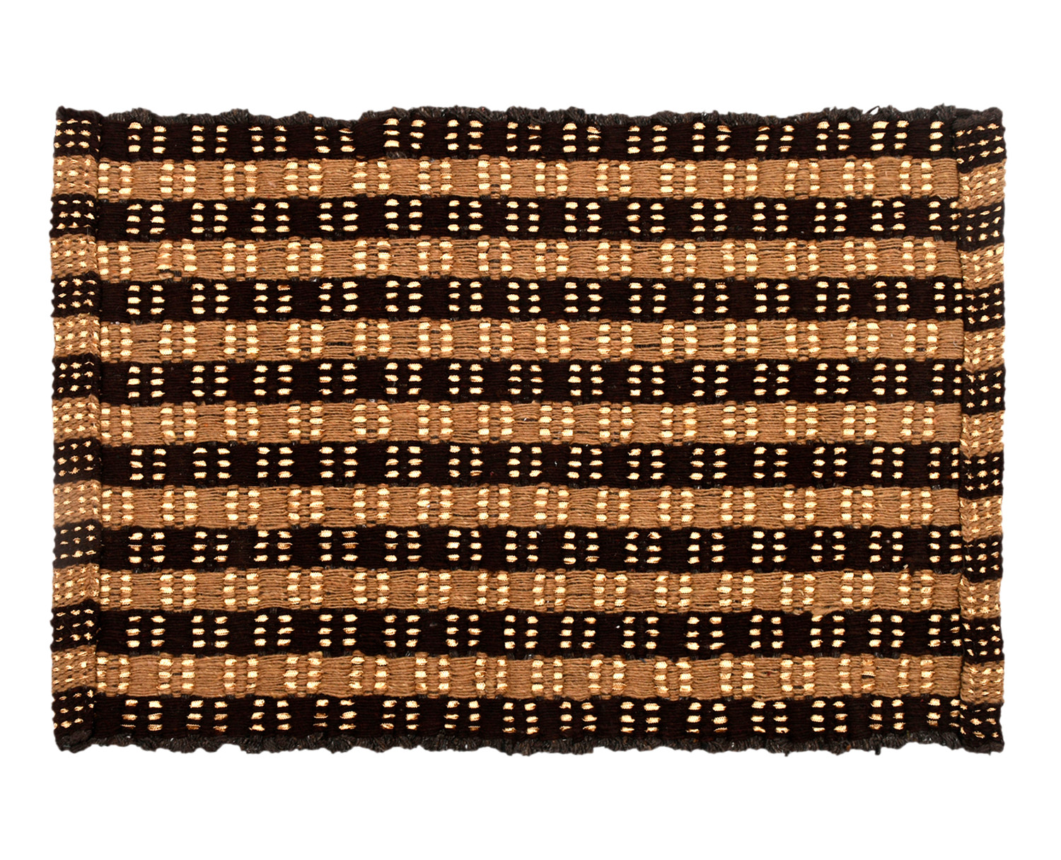 Kuber Industries Strips Design Multiuses Washable Cotton Door Mat, Bathmat, 23