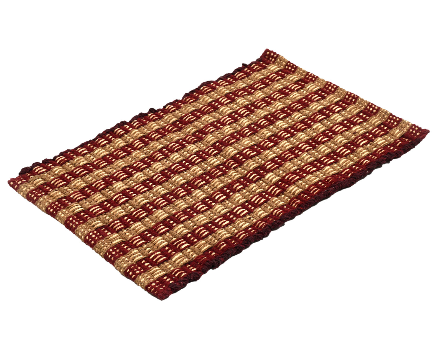 Kuber Industries Strips Design Multiuses Washable Cotton Door Mat, Bathmat, 23