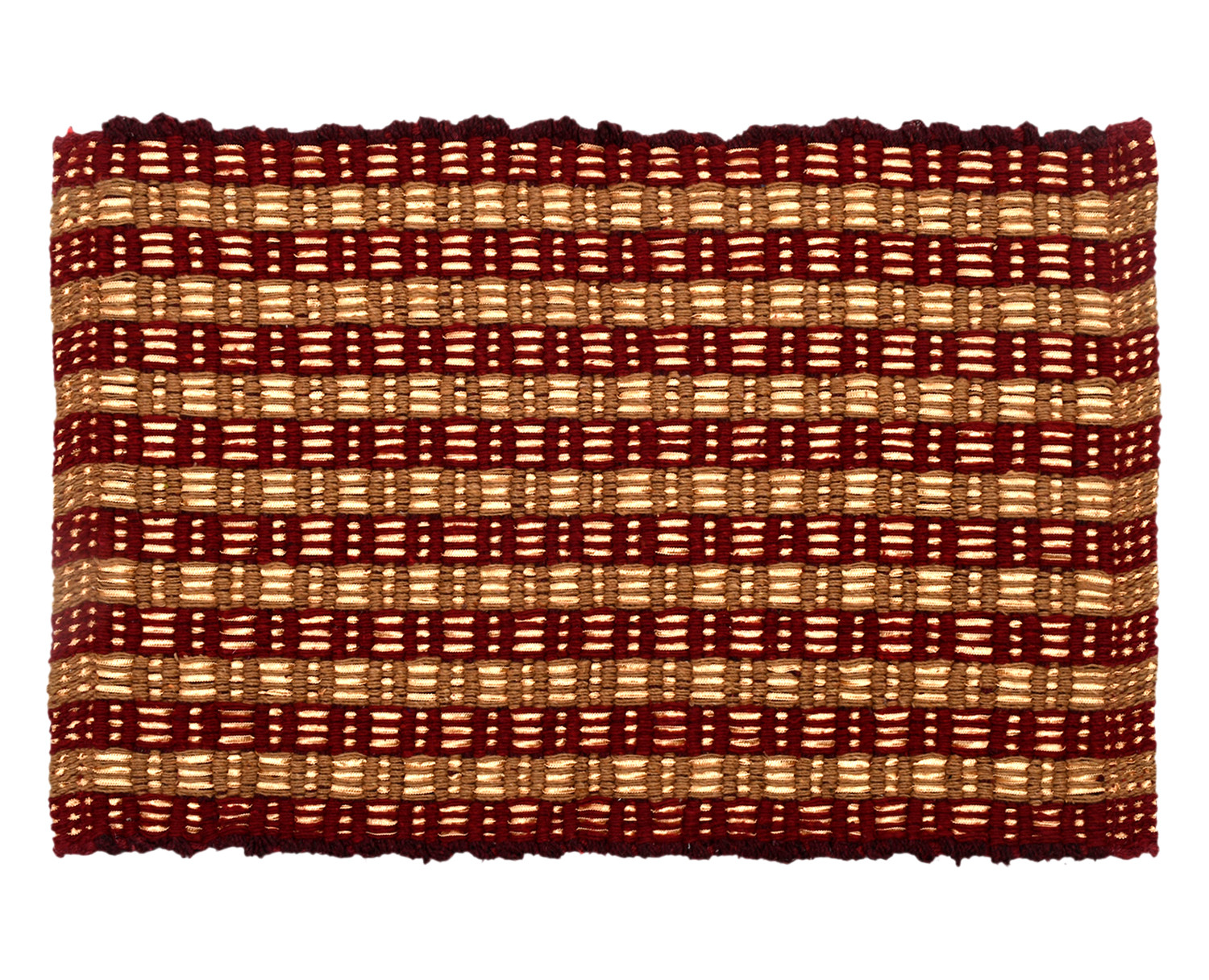 Kuber Industries Strips Design Multiuses Washable Cotton Door Mat, Bathmat, 23