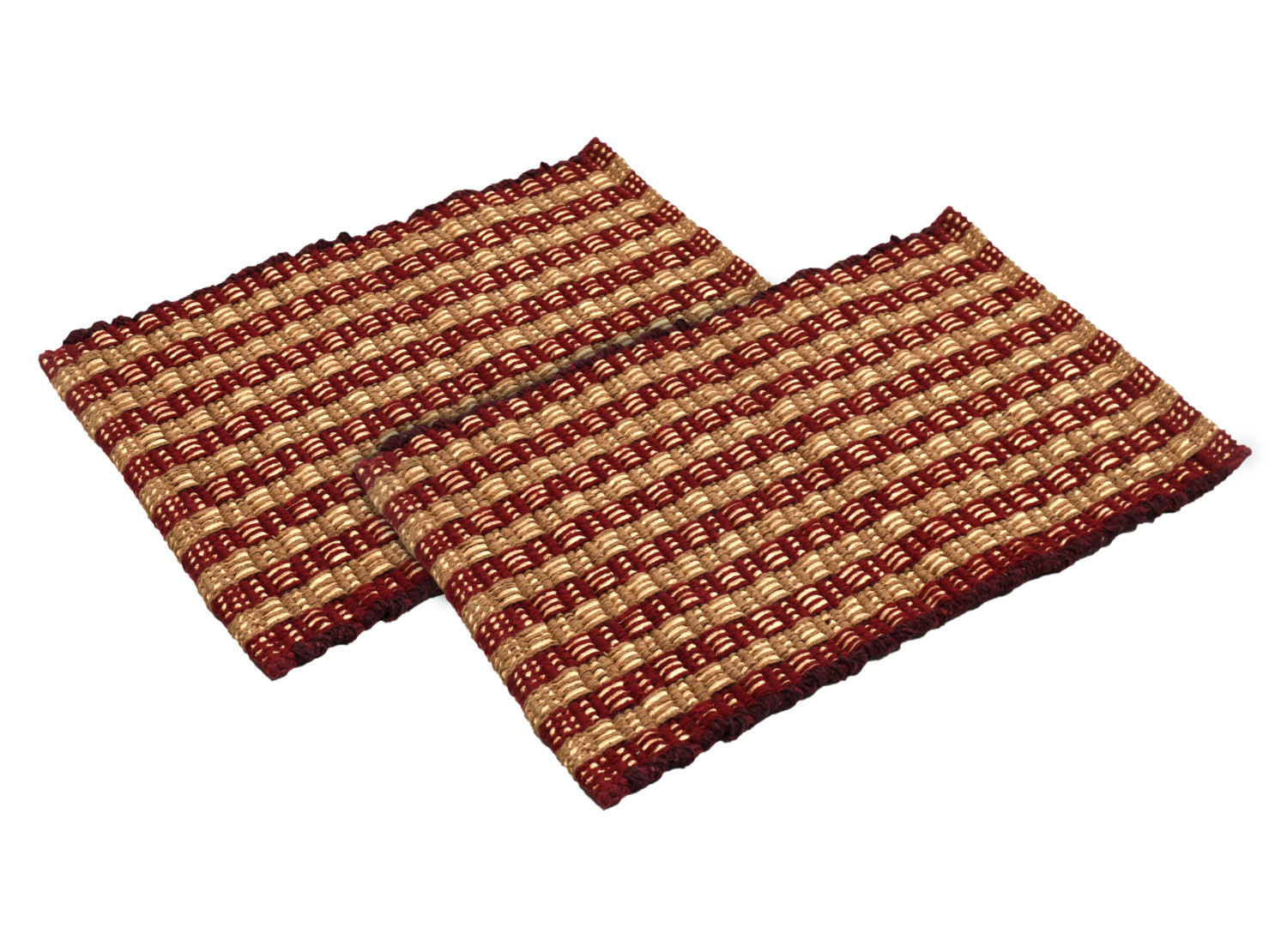 Kuber Industries Strips Design Multiuses Washable Cotton Door Mat, Bathmat, 23